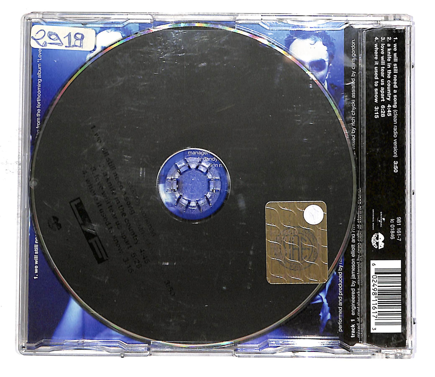 EBOND Hawksley Workman - We Will Still Need A Song CD CD053118