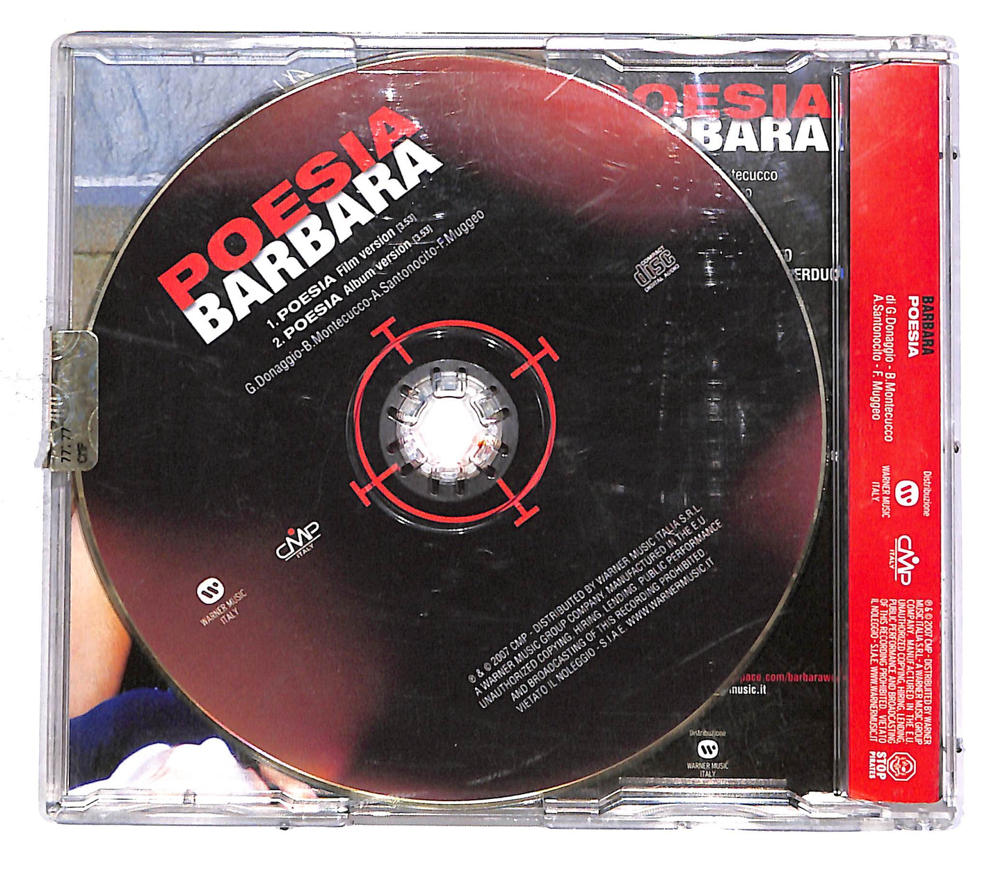EBOND Barbara - Poesia - Soundtrack Milano Palermo Il Ritorno CD CD053130