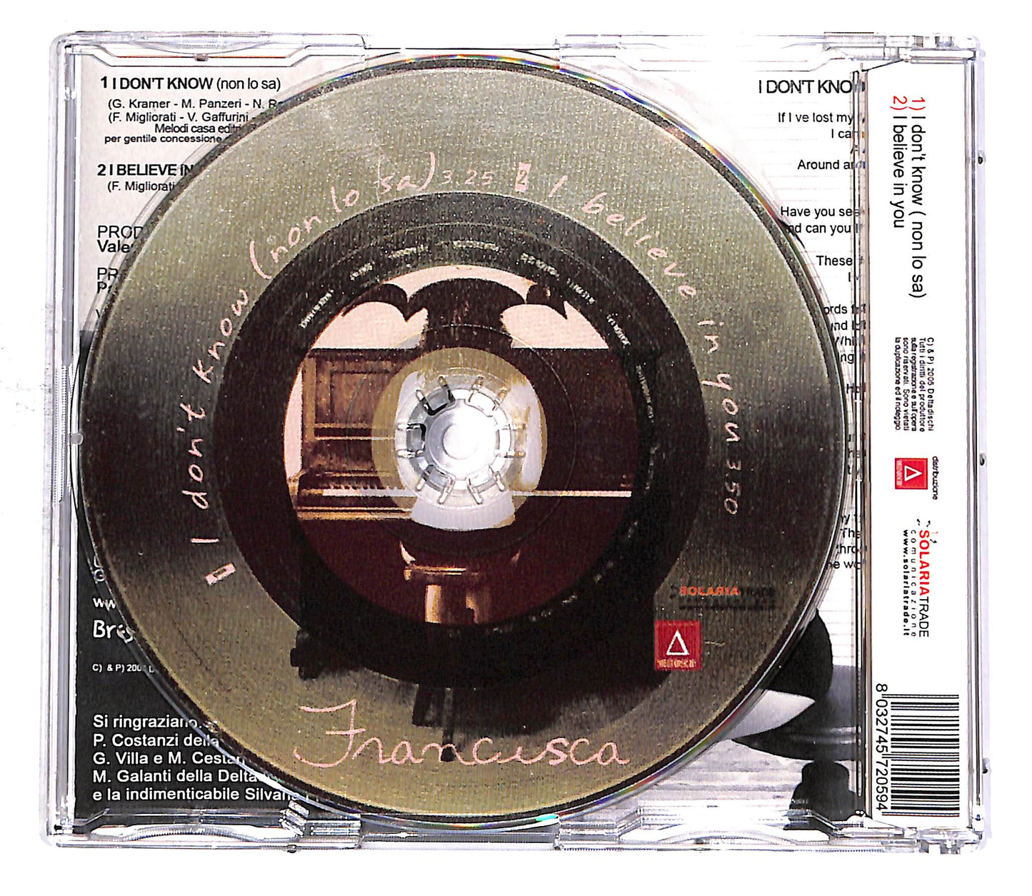 EBOND Francisca - I Don't Know (Non Lo Sa) CD CD053131