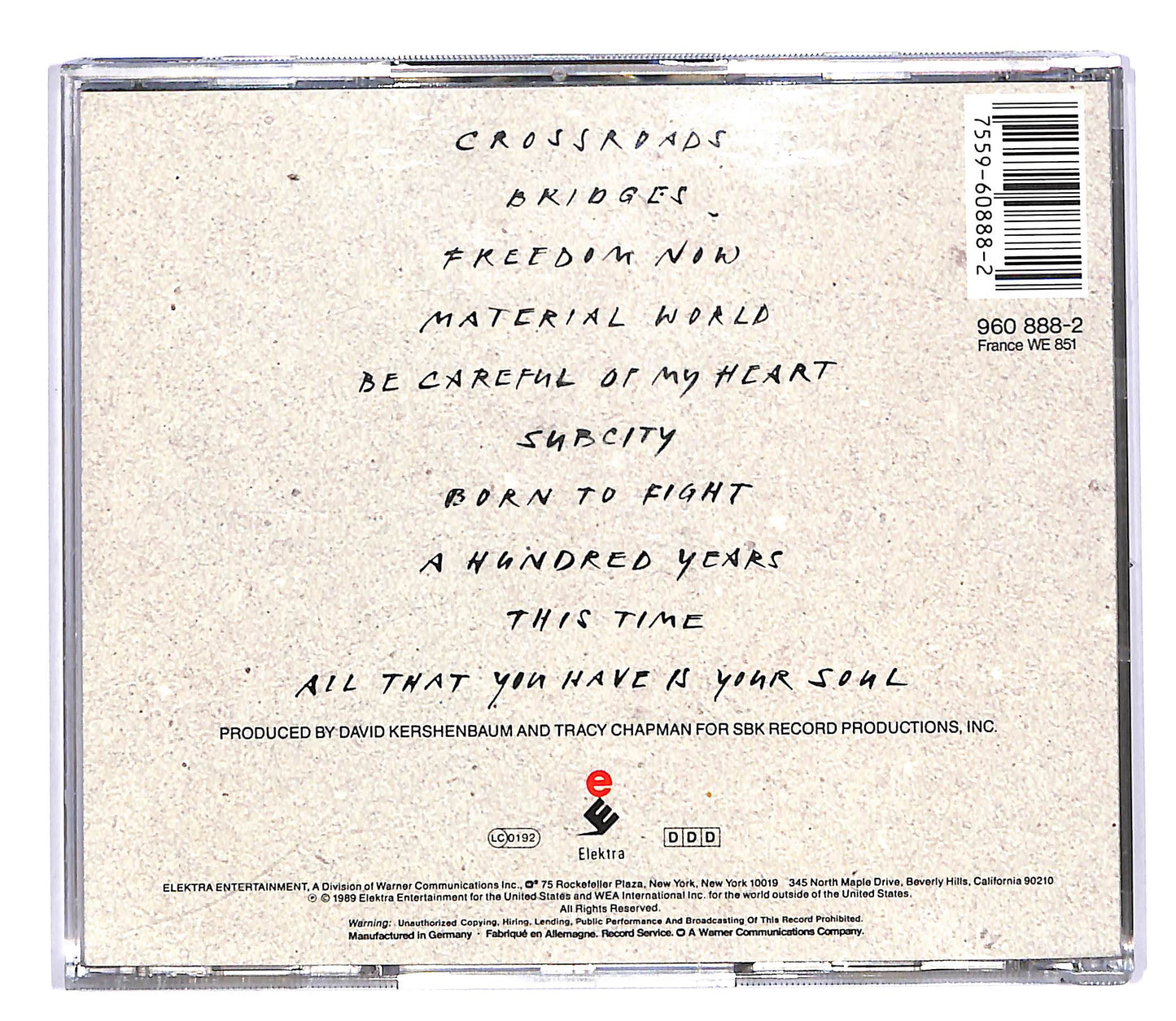 EBOND Tracy Chapman - Crossroads CD CD053244