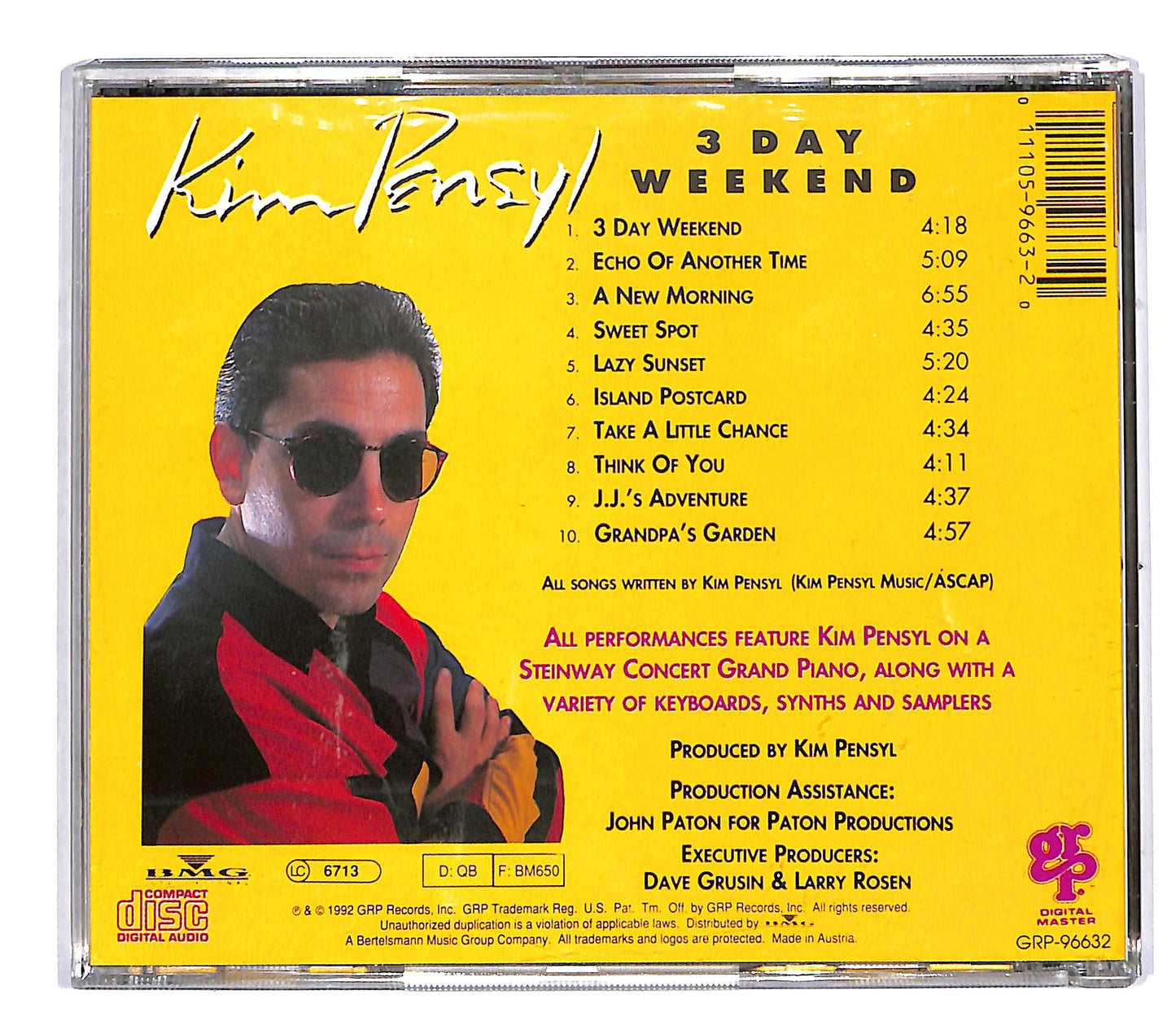 EBOND Kim Pensyl - 3 Day Weekend CD CD053363