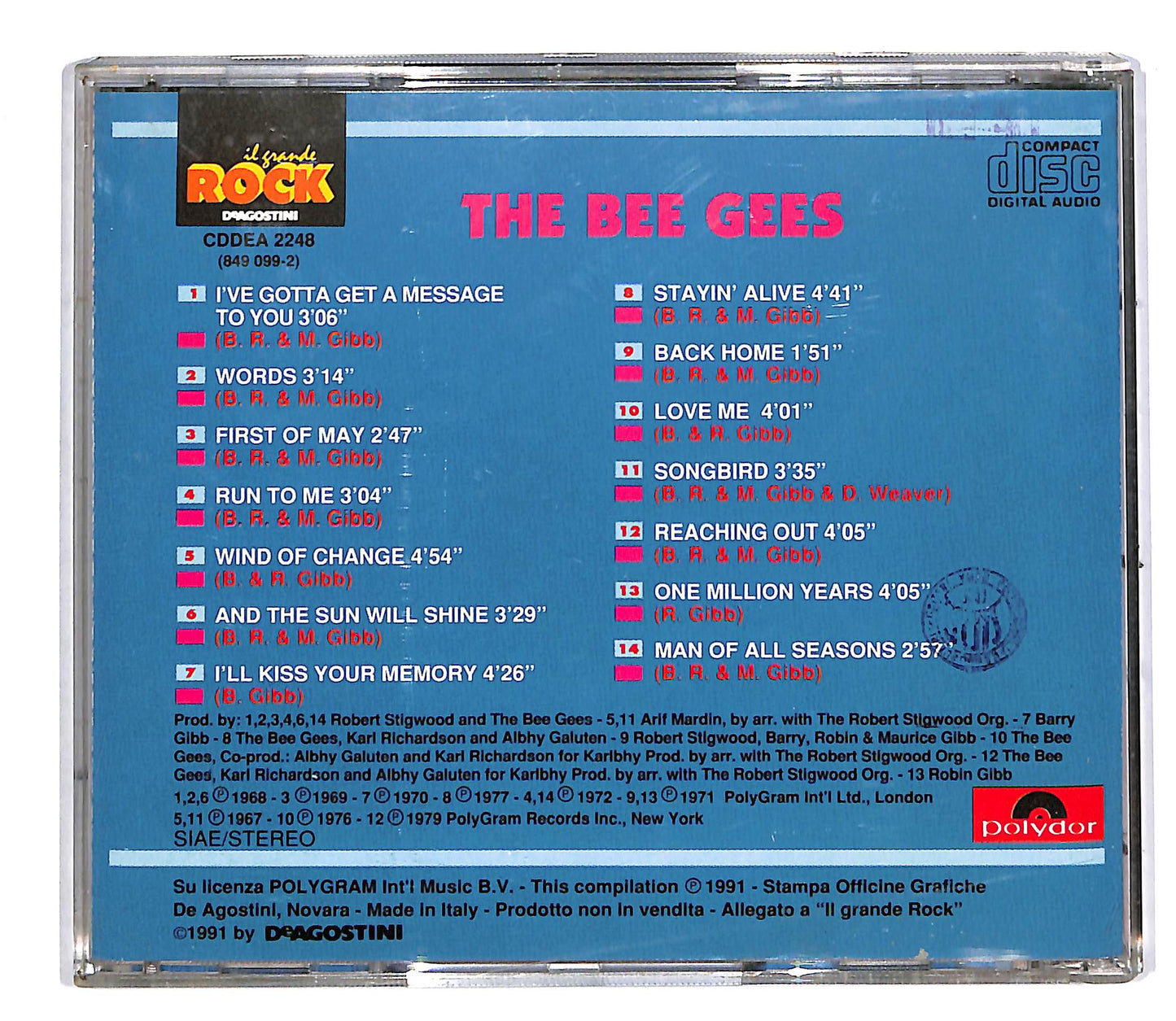 EBOND The Bee Gees - Bee Gees EDITORIALE CD CD053442