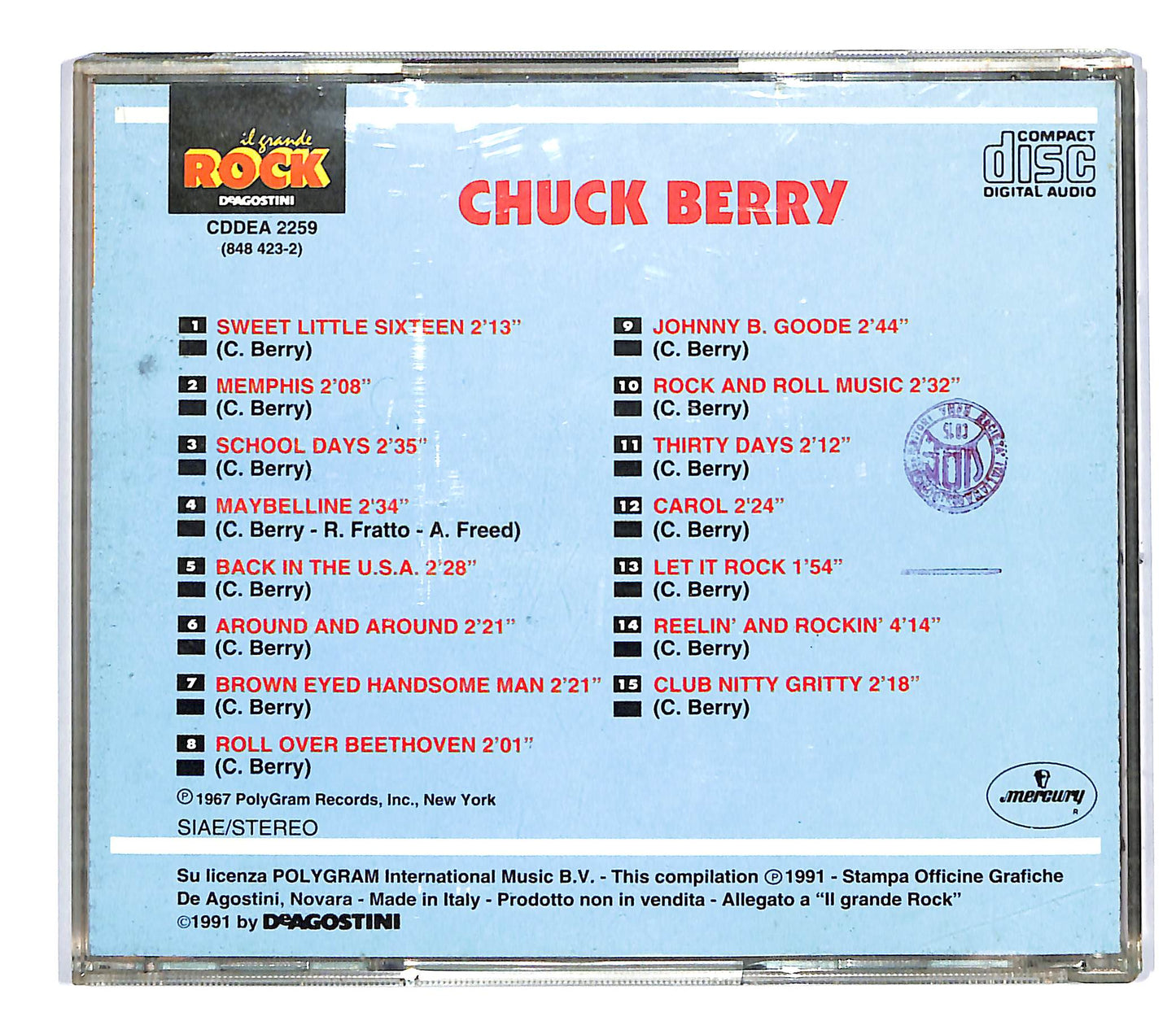 EBOND Chuck Berry - Chuck Berry EDITORIALE CD CD053509