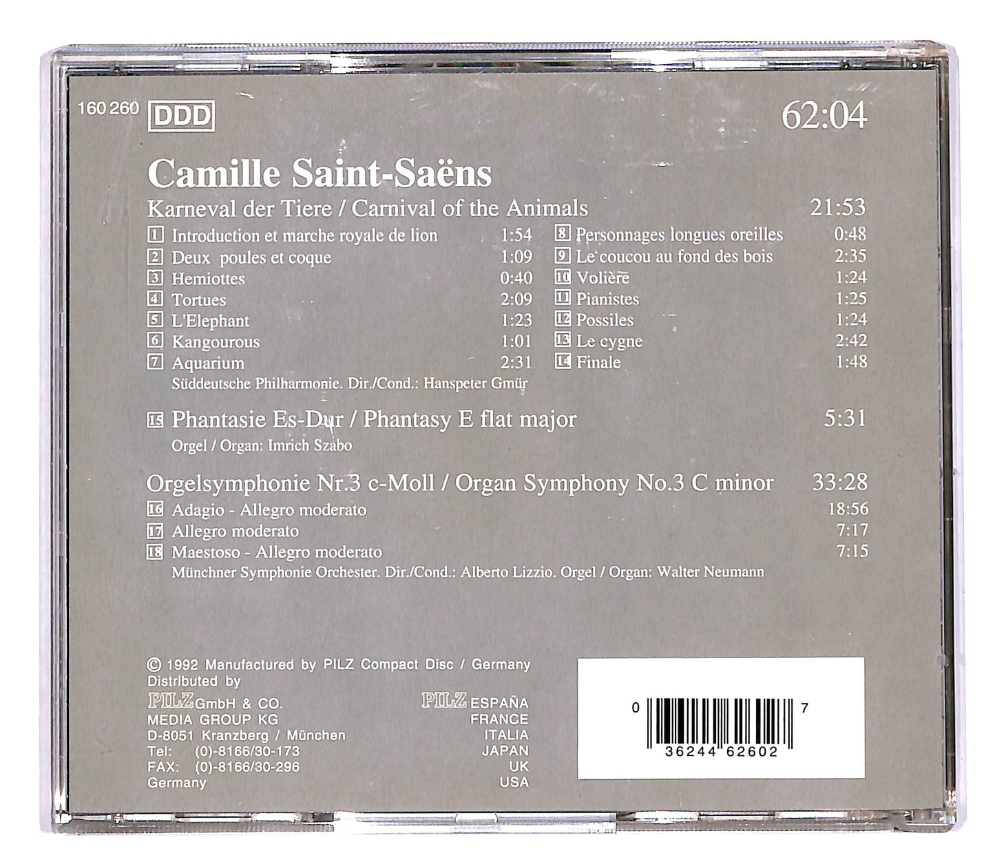 EBOND Various - Camille Saint-Saens CD CD053667
