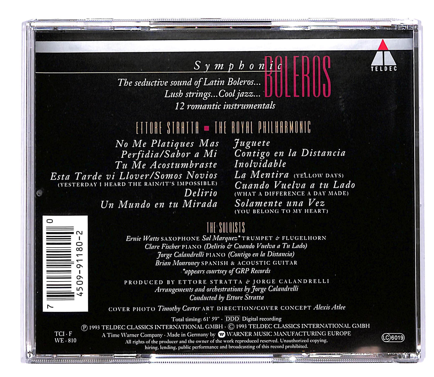 EBOND Ettore Stratta - Symphonic Boleros CD CD053714