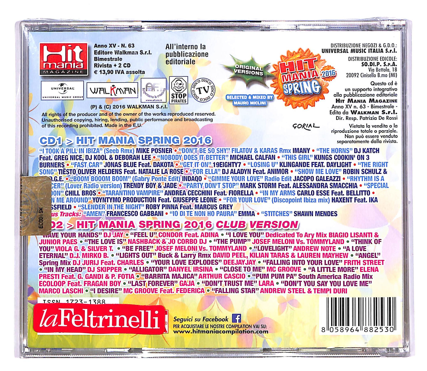 EBOND Various - Hit Mania Spring 2016 EDITORIALE CD CD053801