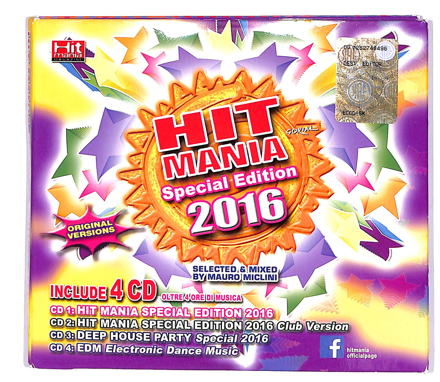 EBOND Various - Hit Mania Special Edition 2016 EDITORIALE CD CD053825
