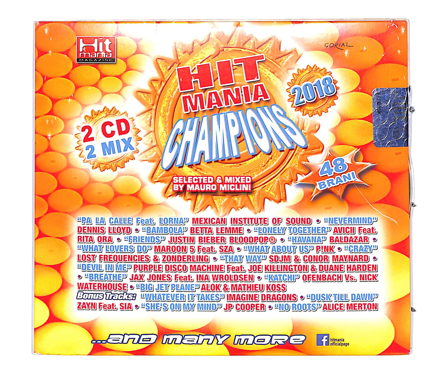 EBOND Various - Hit Mania Champions 2018 EDITORIALE CD CD053833