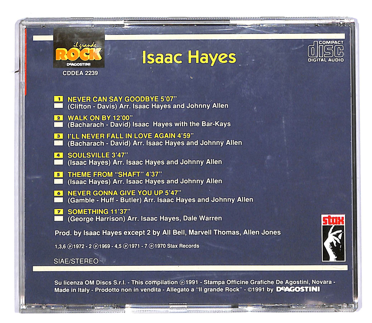 EBOND Isaac Hayes - Isaac Hayes EDITORIALE CD CD053861