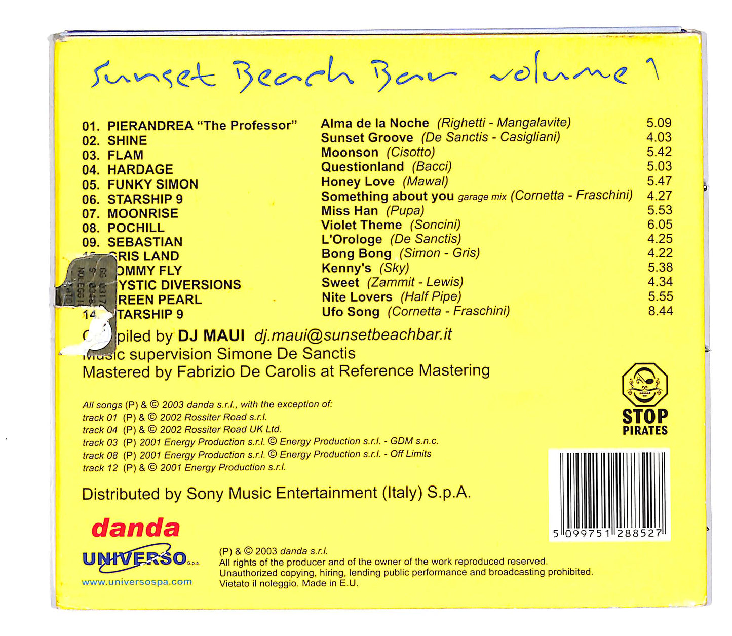 EBOND Various - Sunset Beach Bar - Volume 1 CD CD054046