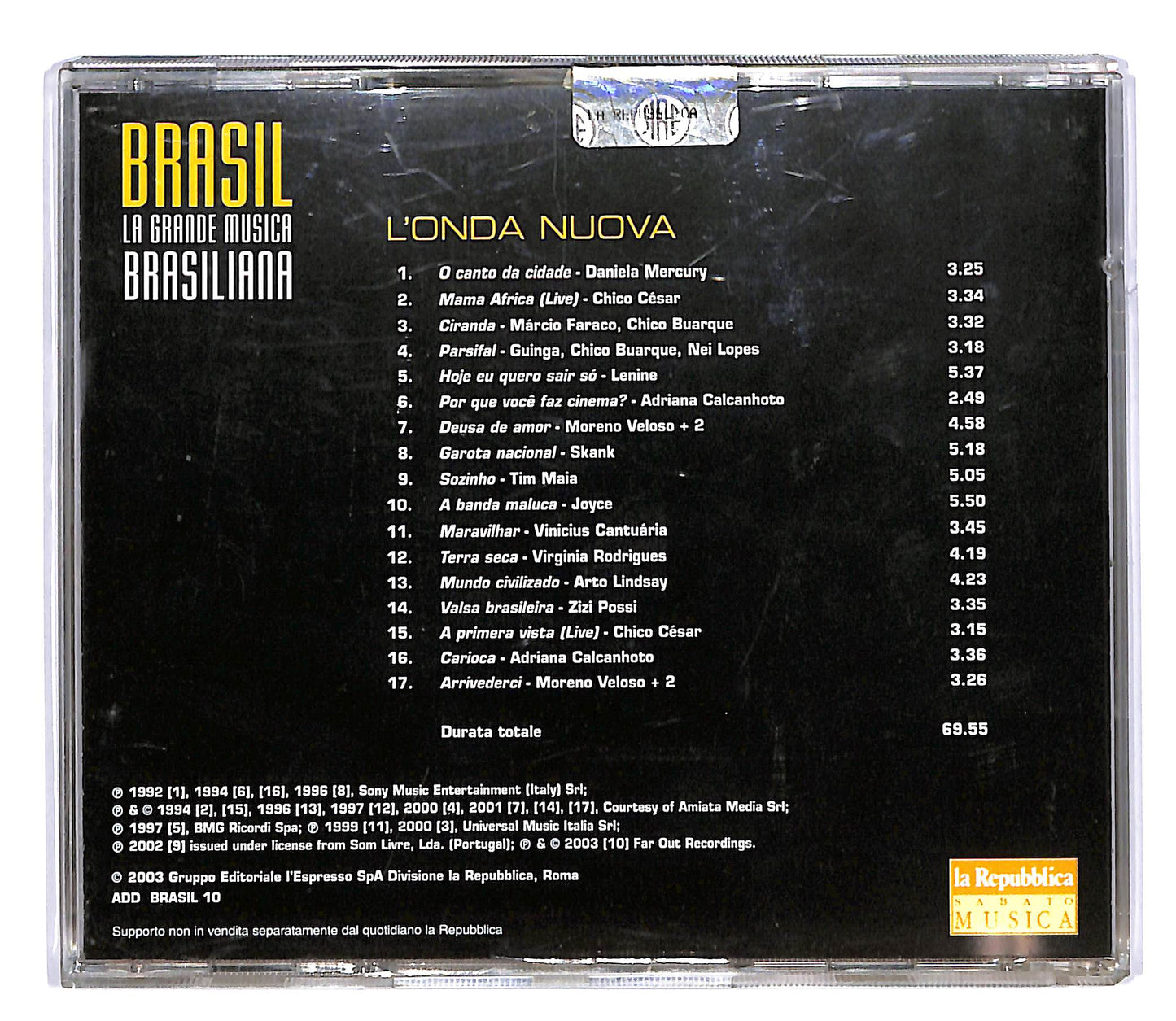 EBOND Various - Brasil - 10 L'Onda Nuova EDITORIALE CD CD054114