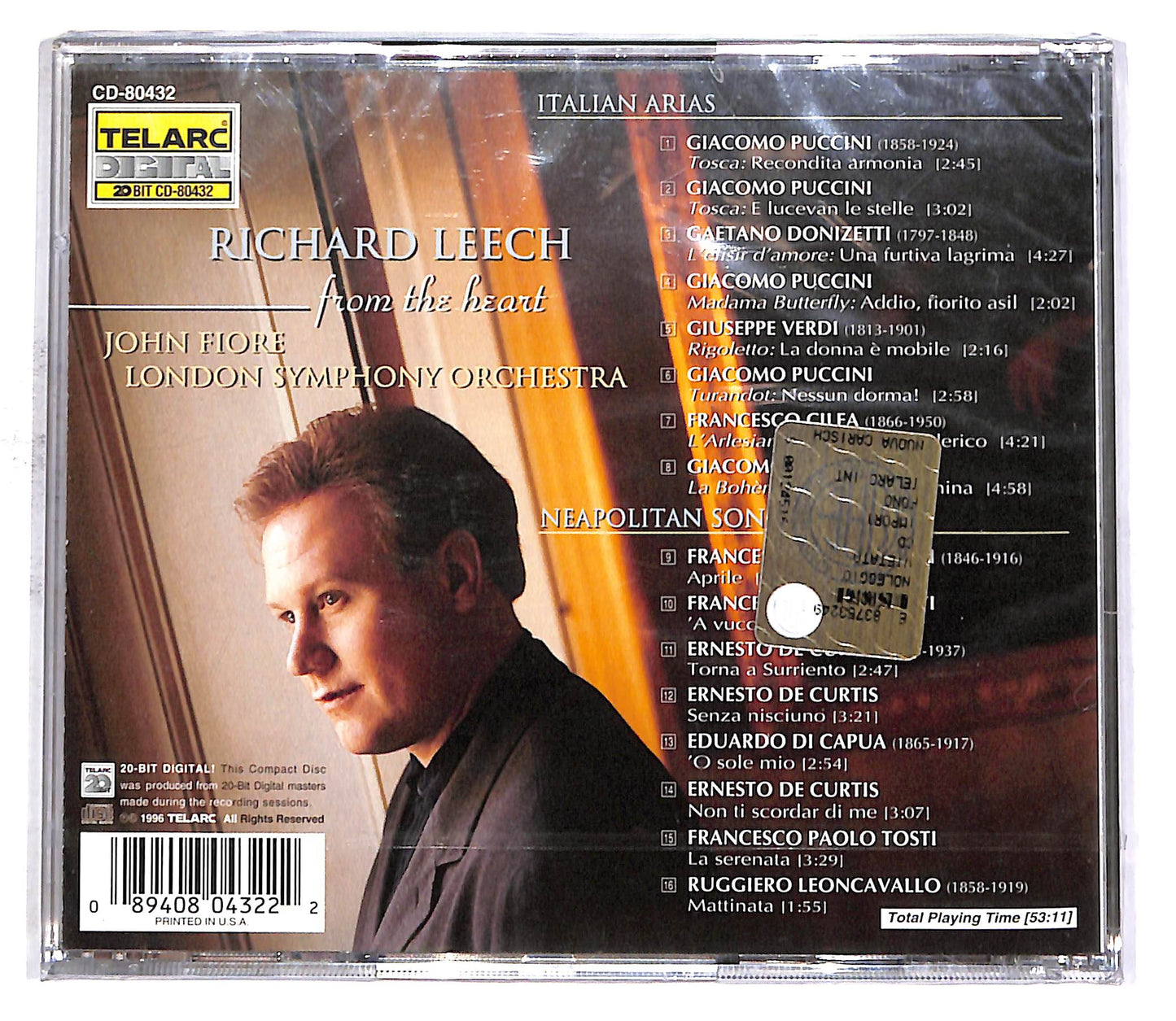EBOND From The Heart - Italian Arias & Neapolitan Songs CD CD054221