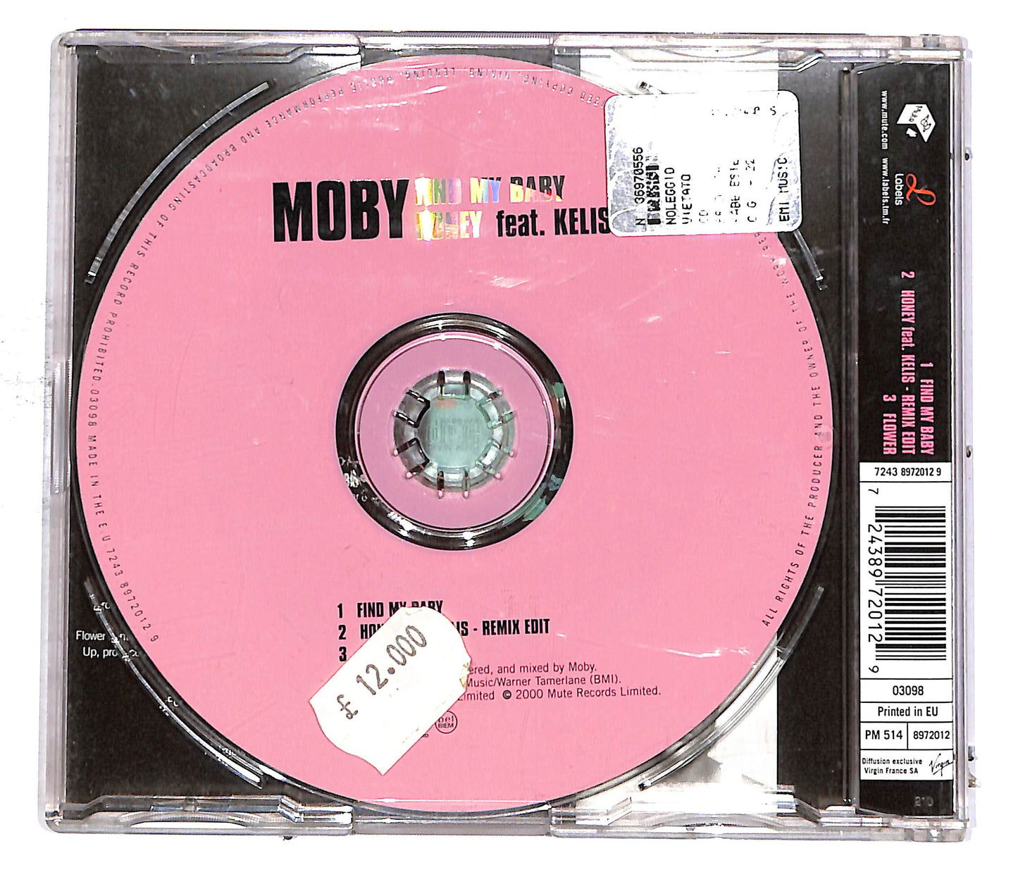 EBOND Moby - Find My Baby - Honey Feat. Kelis CD CD054317