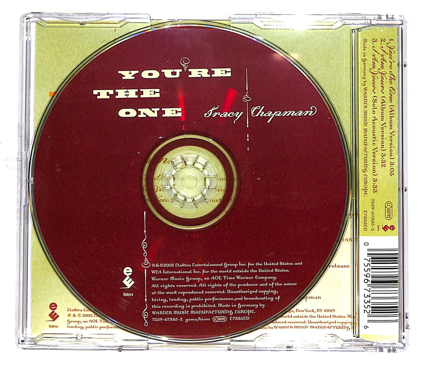 EBOND Tracy Chapman - You're The One CD CD054319