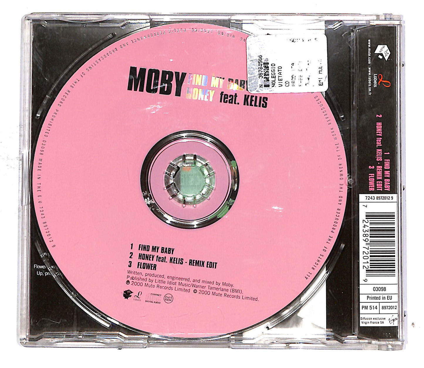 EBOND Moby - Find My Baby - Honey Feat. Kelis CD CD054409