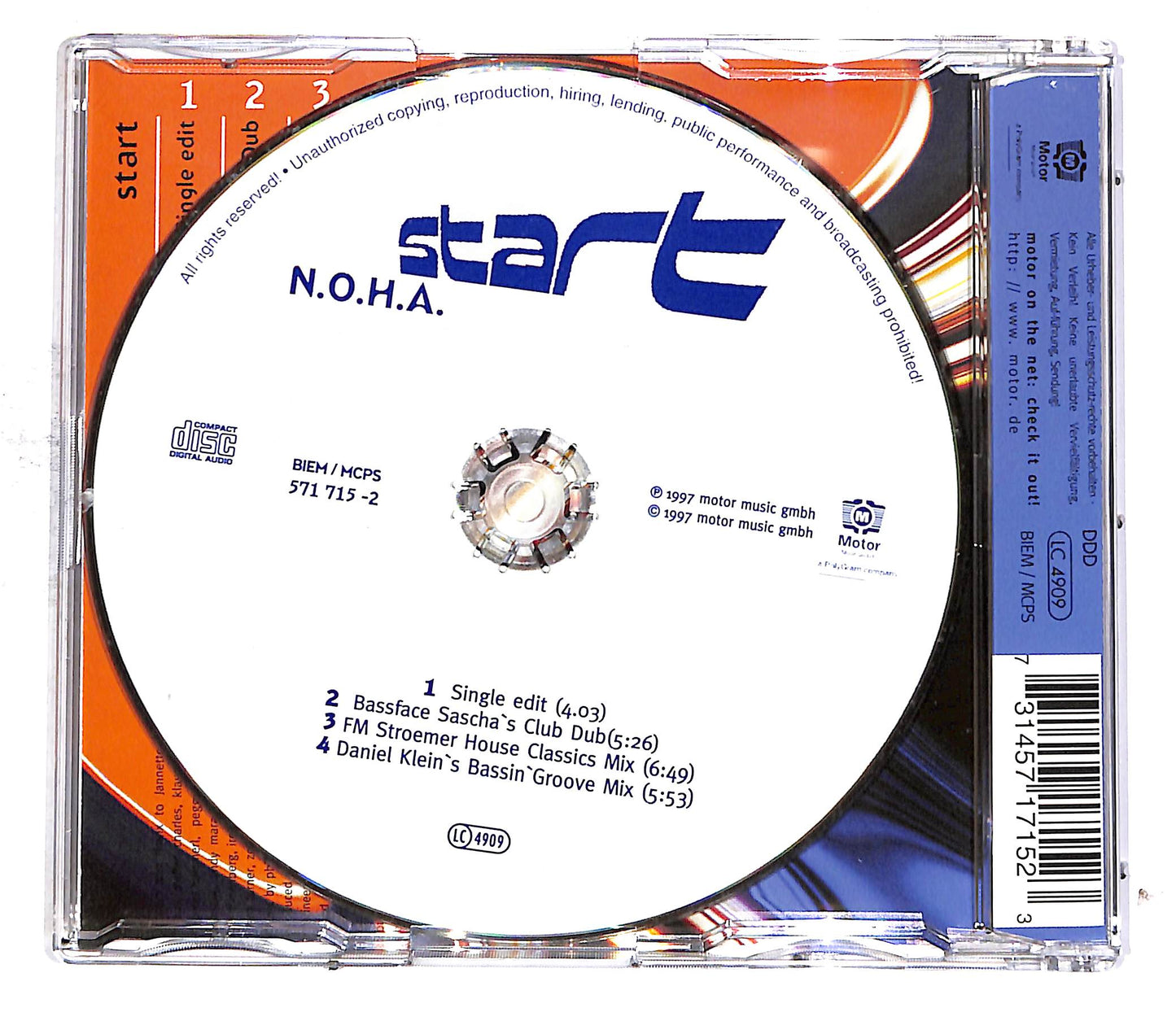 EBOND N.O.H.A. - Start CD CD054416