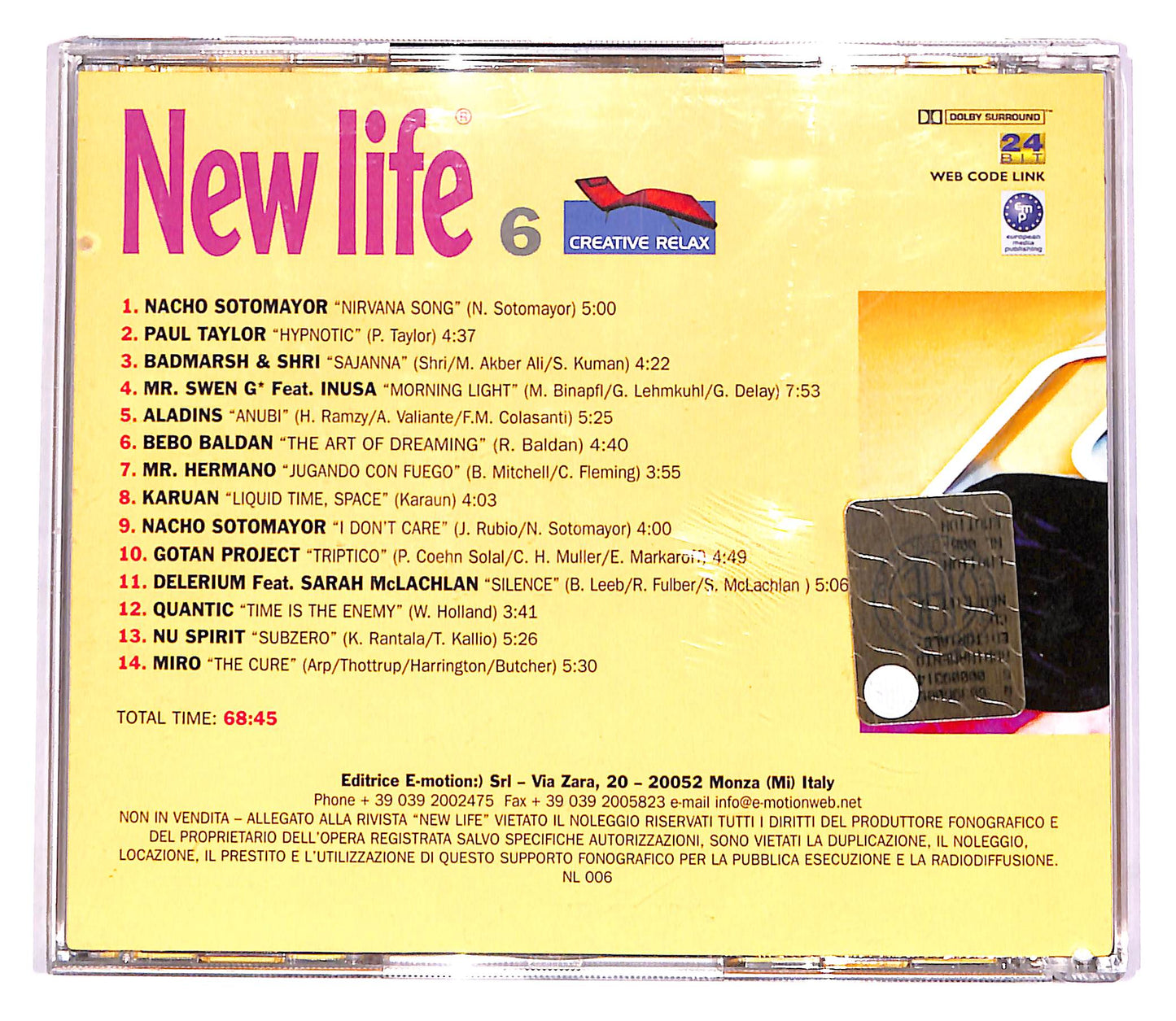 EBOND New Life Vol.6 EDITORIALE CD CD054540
