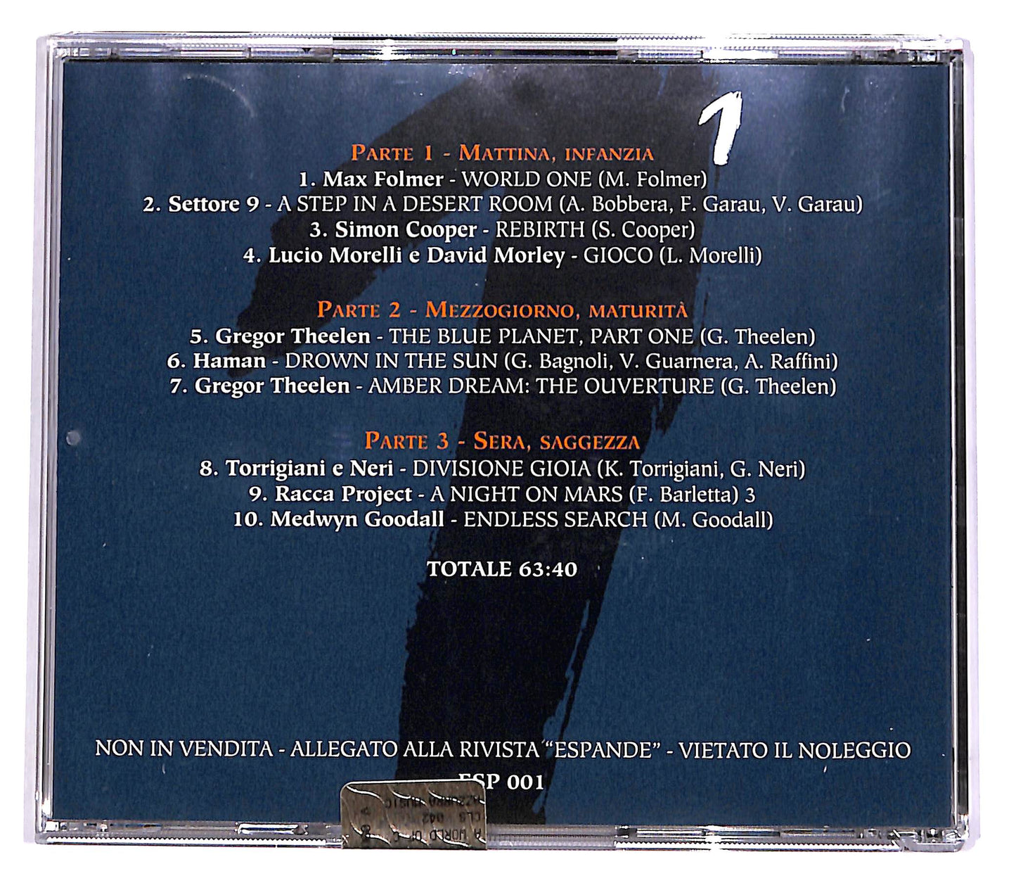 EBOND Espande Vol.1 - Le Eta Dell'Uomo EDITORIALE CD CD054552