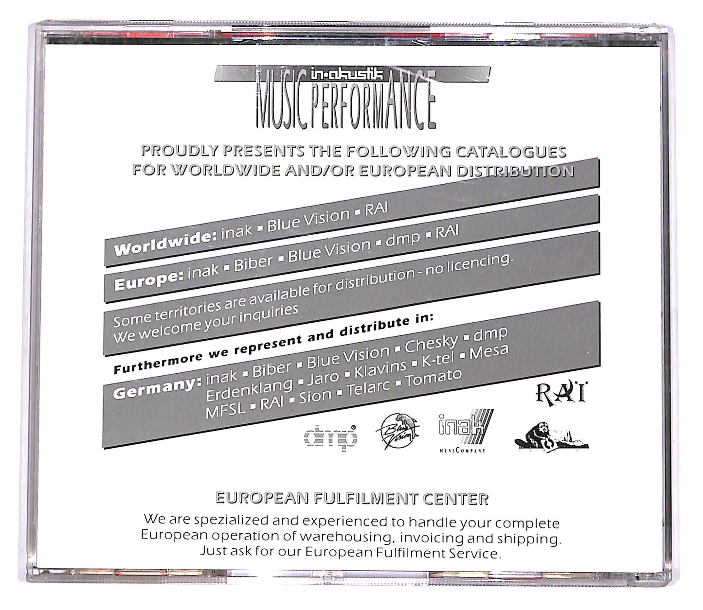 EBOND Various - Midem '92 EDITORIALE CD CD054556