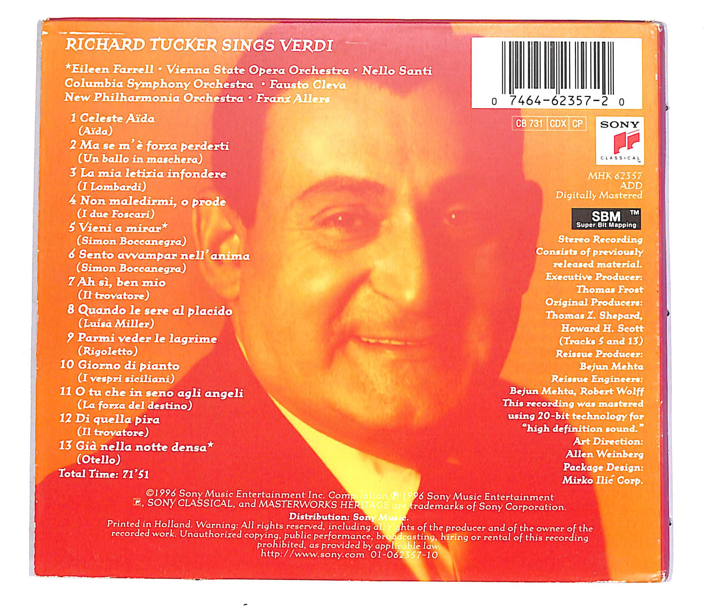 EBOND Richard Tucker - Richard Tucker Sings Verdi CD CD054822