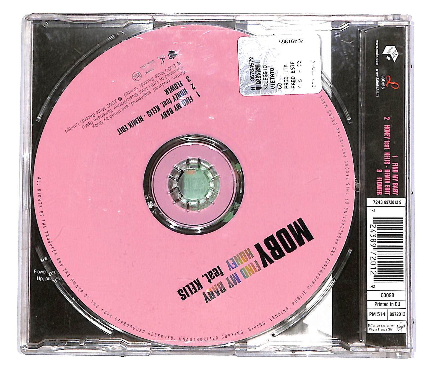 EBOND Moby - Find My Baby - Honey Feat. Kelis CD CD054827