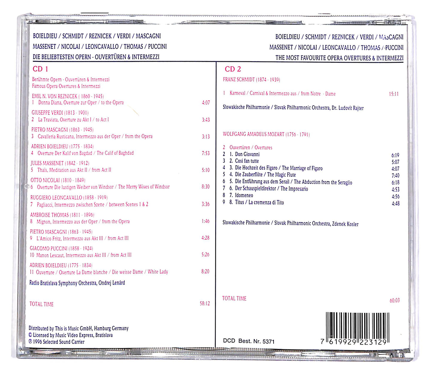 EBOND Opera - Overtures & Intermezzi Vol.32 (2 dischi) CD CD054856