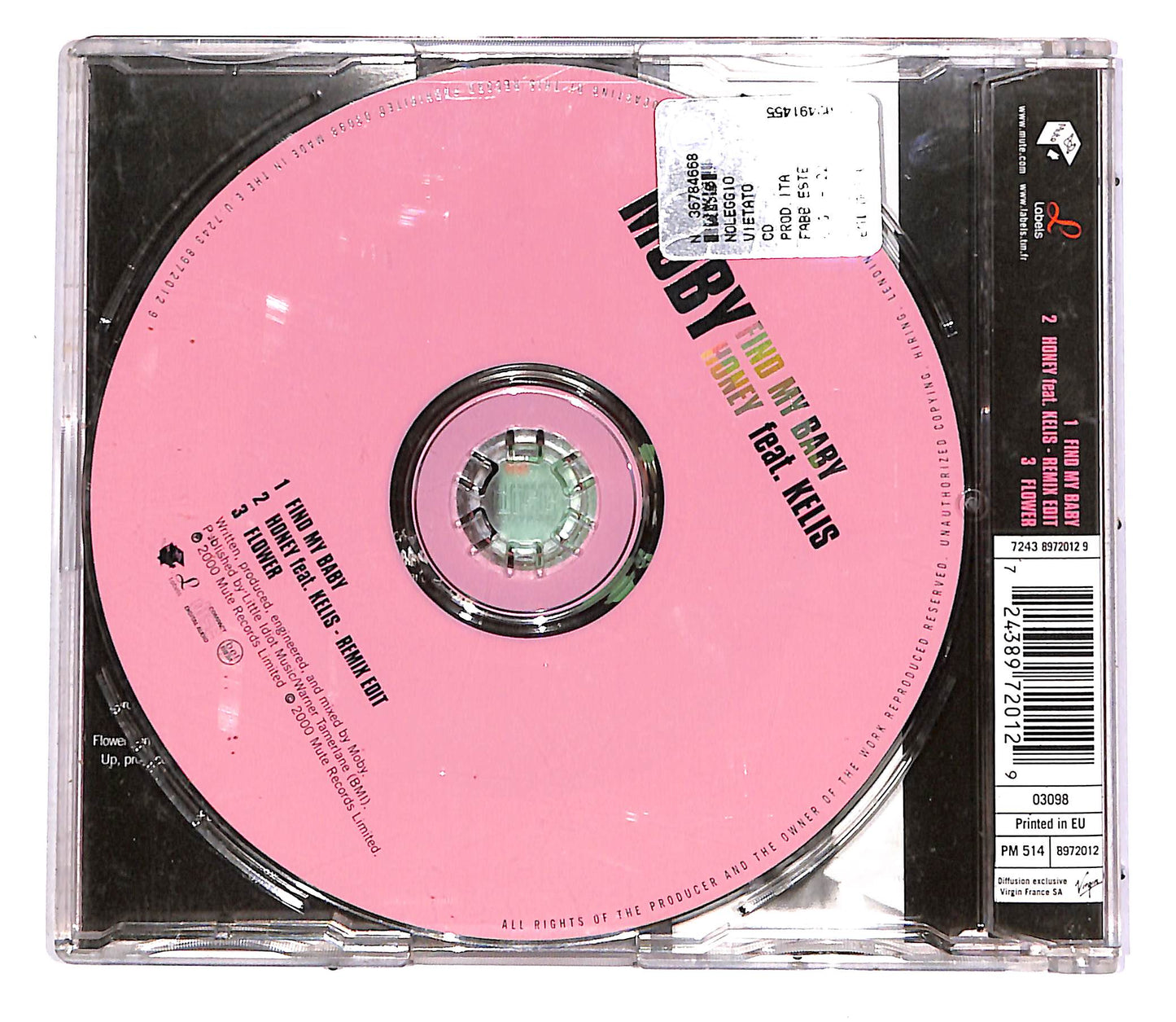 EBOND Moby - Find My Baby - Honey Feat. Kelis CD CD054910