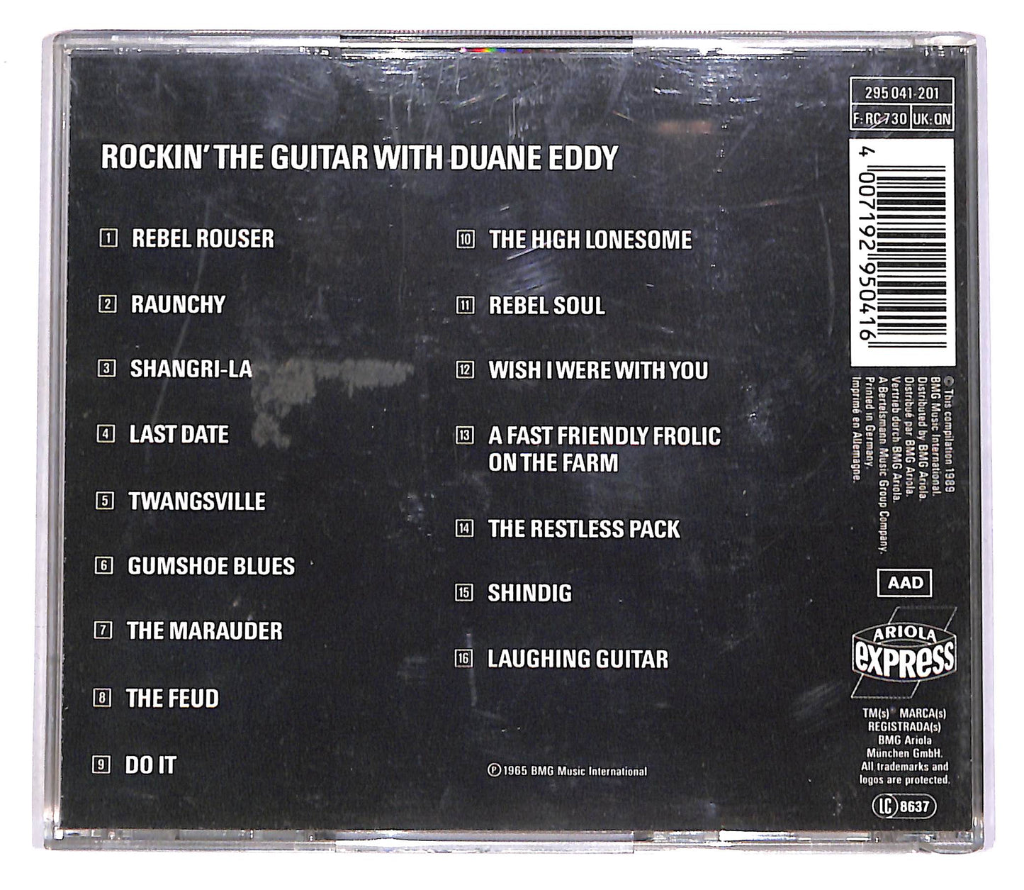 EBOND Duane Eddy - Rockin' The Guitar With Duane Eddy CD CD054924