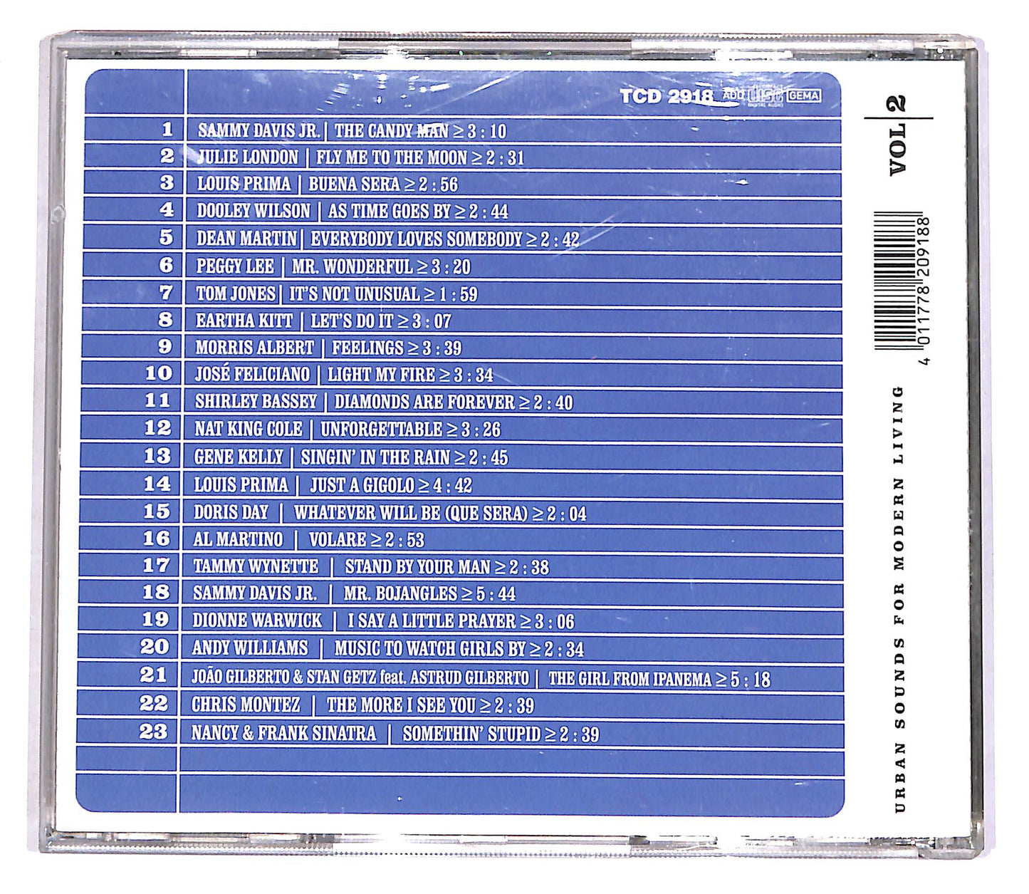 EBOND 100% More Loungin' - Urban Sounds For Modern Living Vol.2 CD CD054959