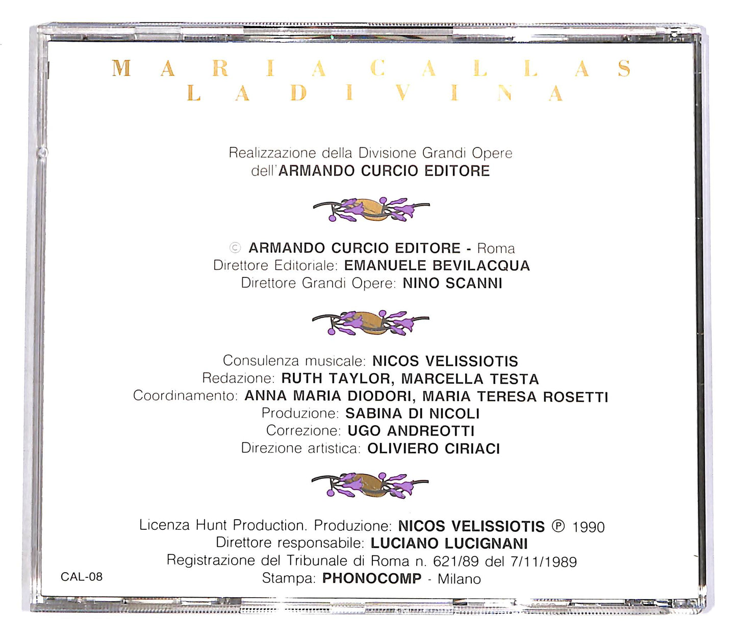 EBOND Maria Callas La Divina Vol.8 - Callas In Concerto EDITORIALE CD CD055017
