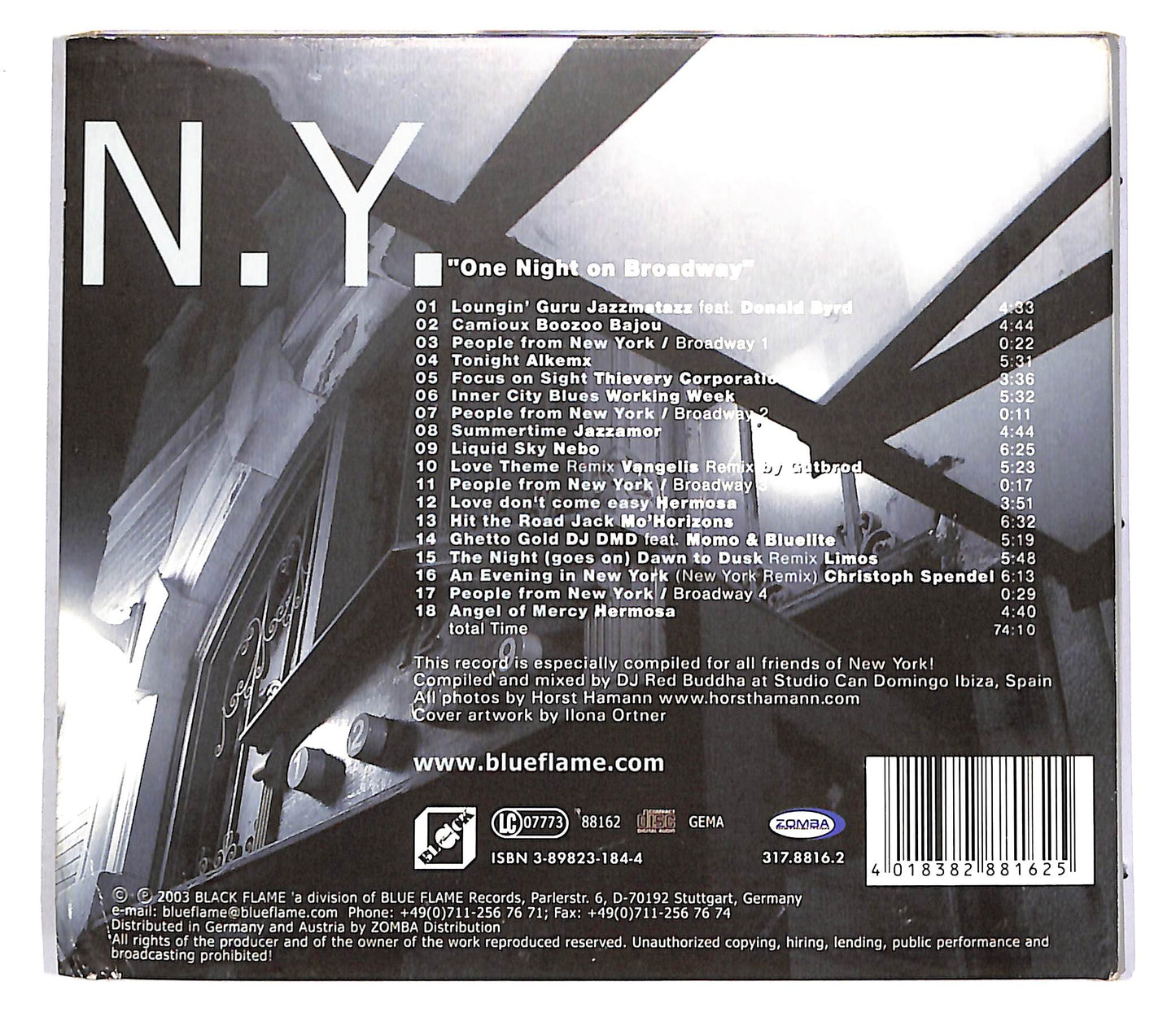 EBOND Various - N.Y. Lounge Vol. 2 - One Night On Broadway CD CD055034