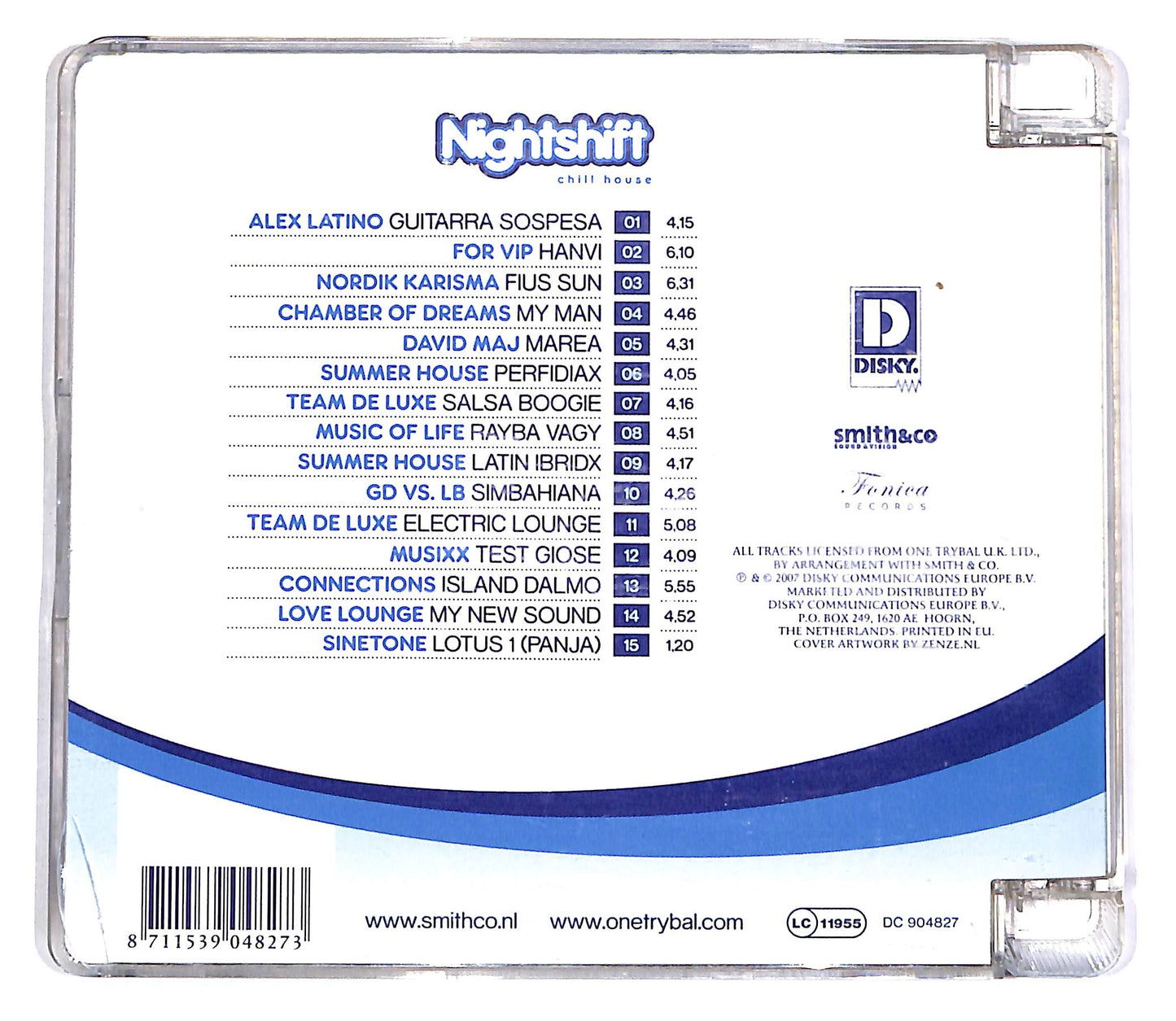 EBOND Nightshift - Chill House CD CD055059