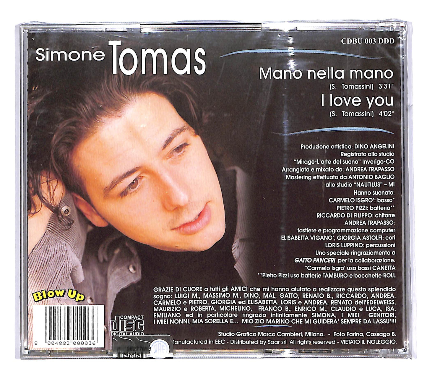 EBOND Simone Tomas - Mano Nella Mano - I Love You CD CD055109