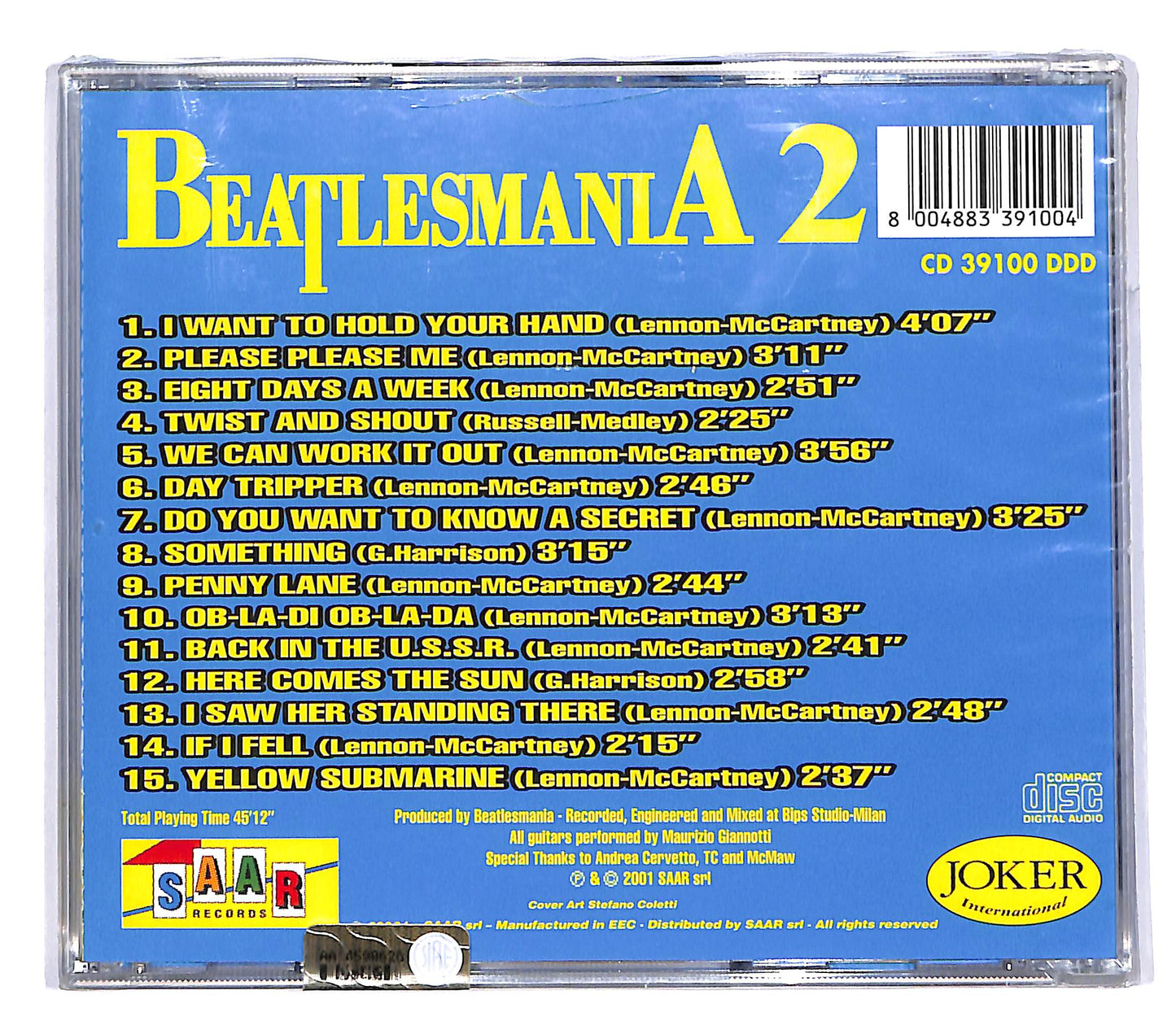 EBOND BeatlesmaniA - BeatlesmaniA 2 CD CD055135