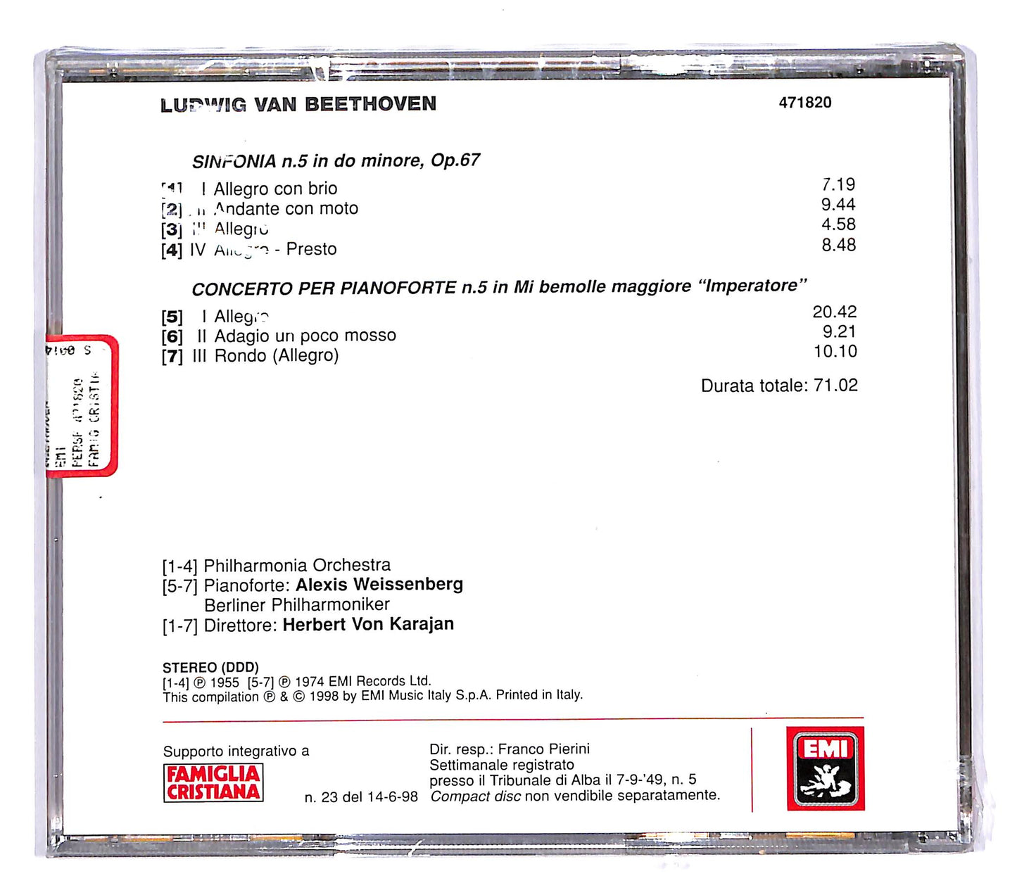 EBOND I Grandi Compositori - Ludwig van Beethoven EDITORIALE CD CD055206
