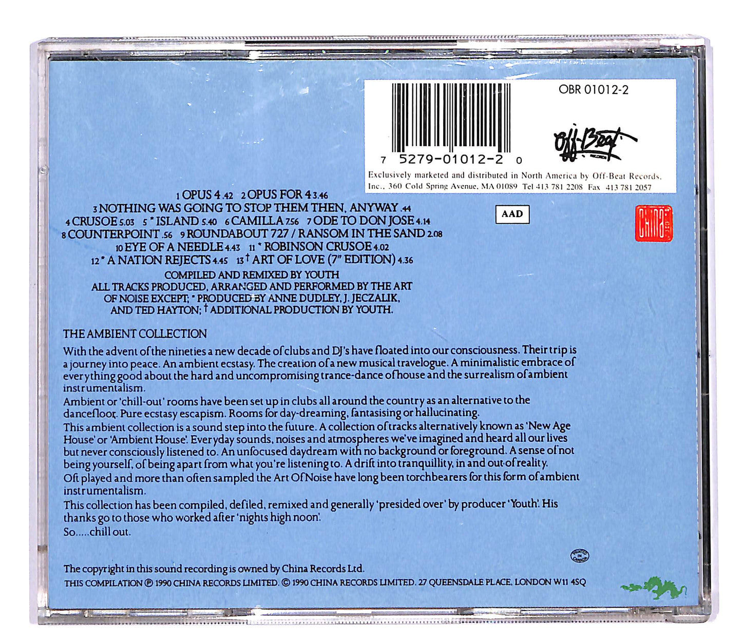 EBOND Art Of Noise - The Ambient Collection CD CD055224