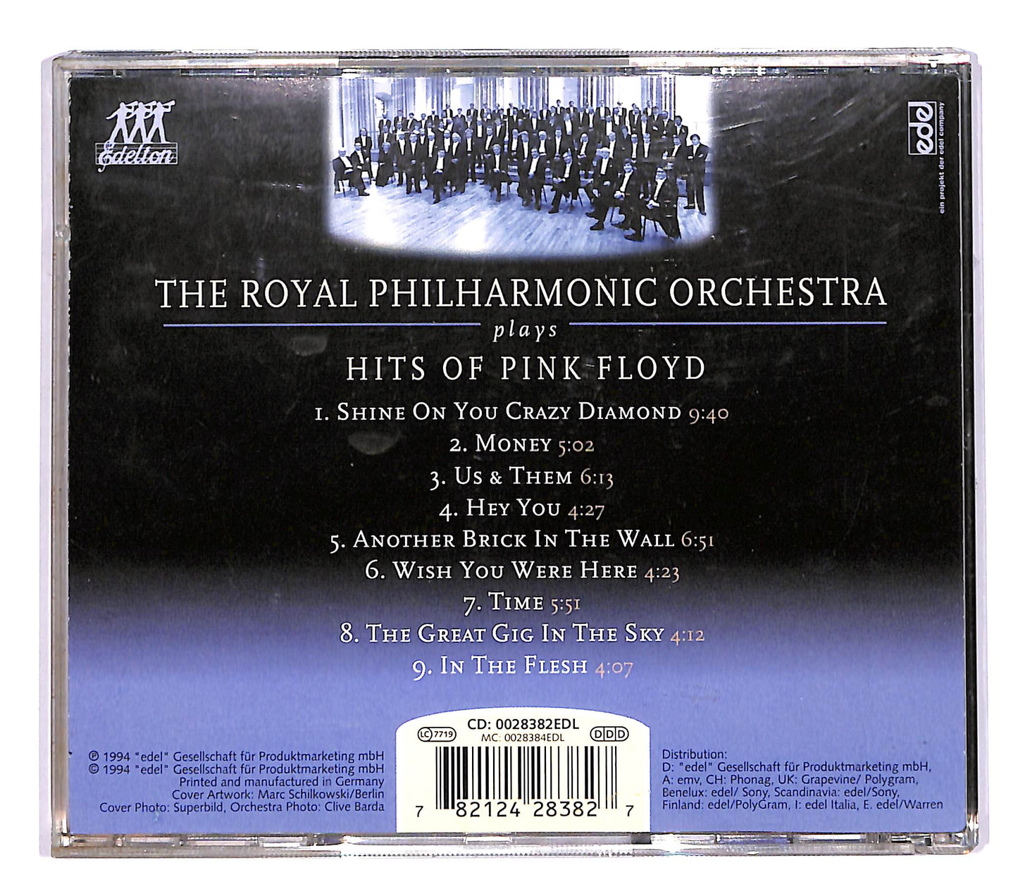 EBOND The Royal Philharmonic Orchestra - Plays Hits Of Pink Floyd CD CD055235