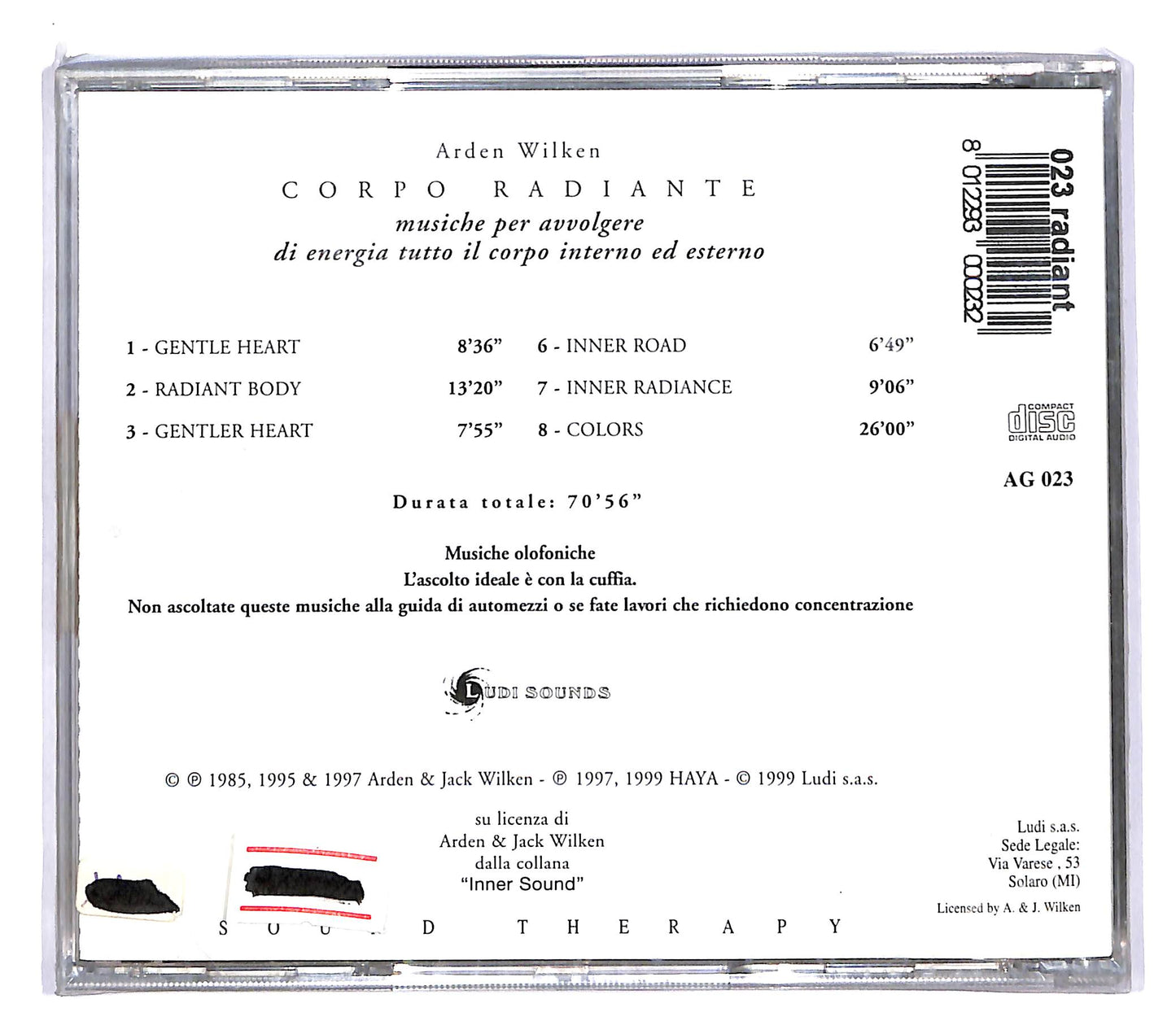 EBOND Arden Wilken - Corpo Radiante CD CD055423