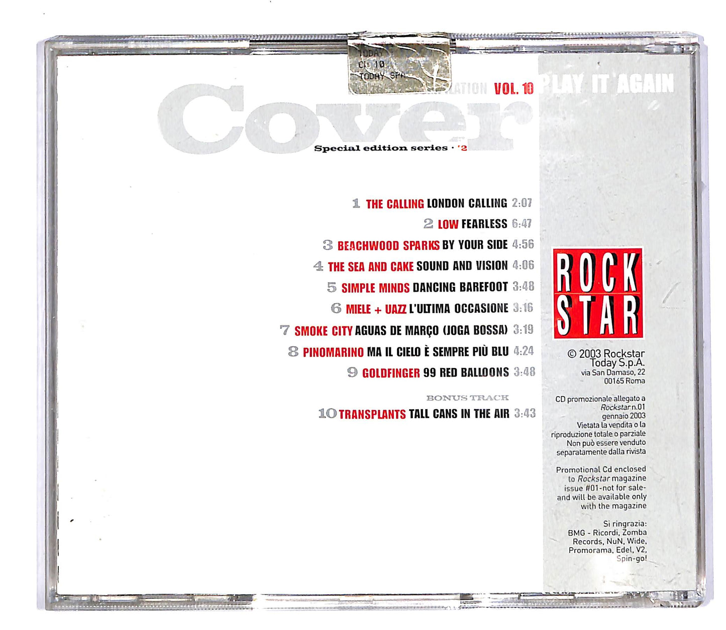 EBOND Various - Rockstar Compilation Vol. 10 EDITORIALE CD CD055435
