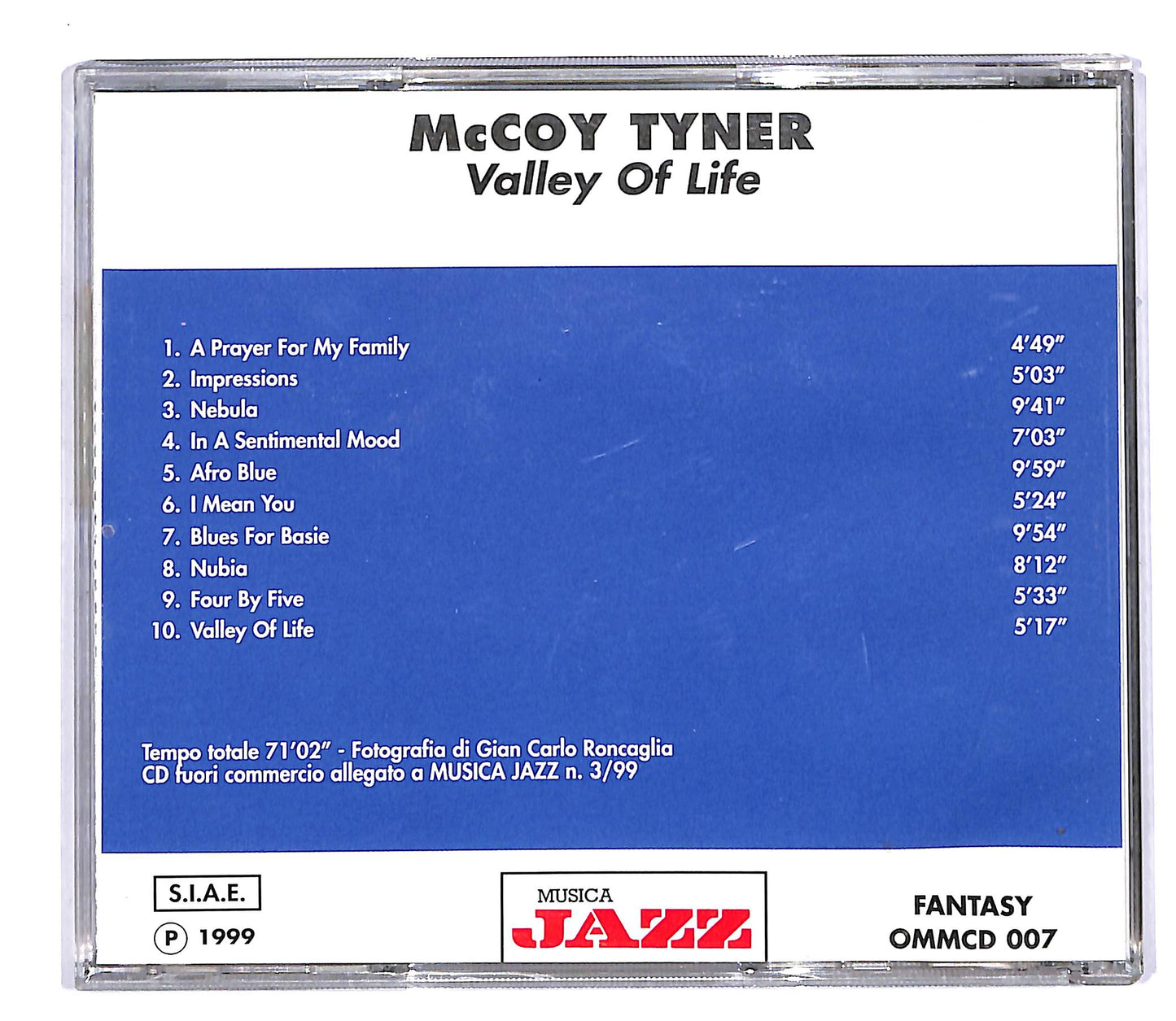EBOND McCoy Tyner - Valley Of Life CD CD055456