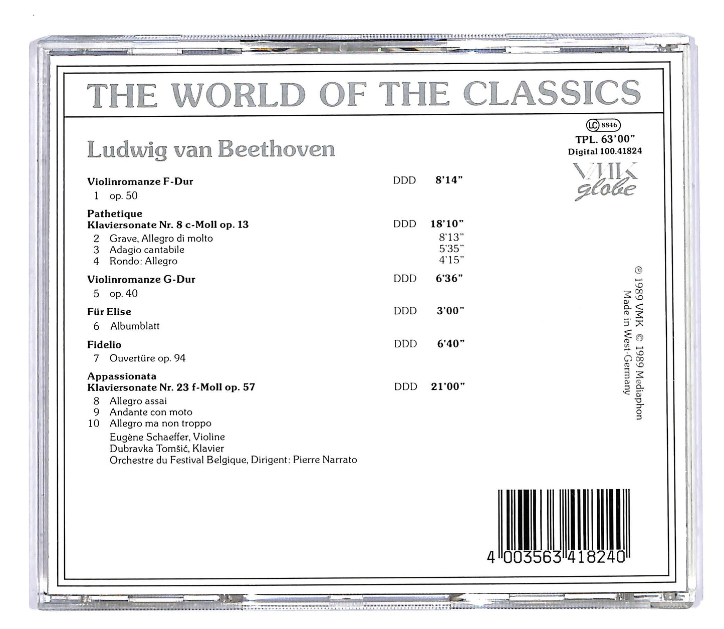 EBOND Ludwig van Beethoven - Ludwig Van Beethoven CD CD055534
