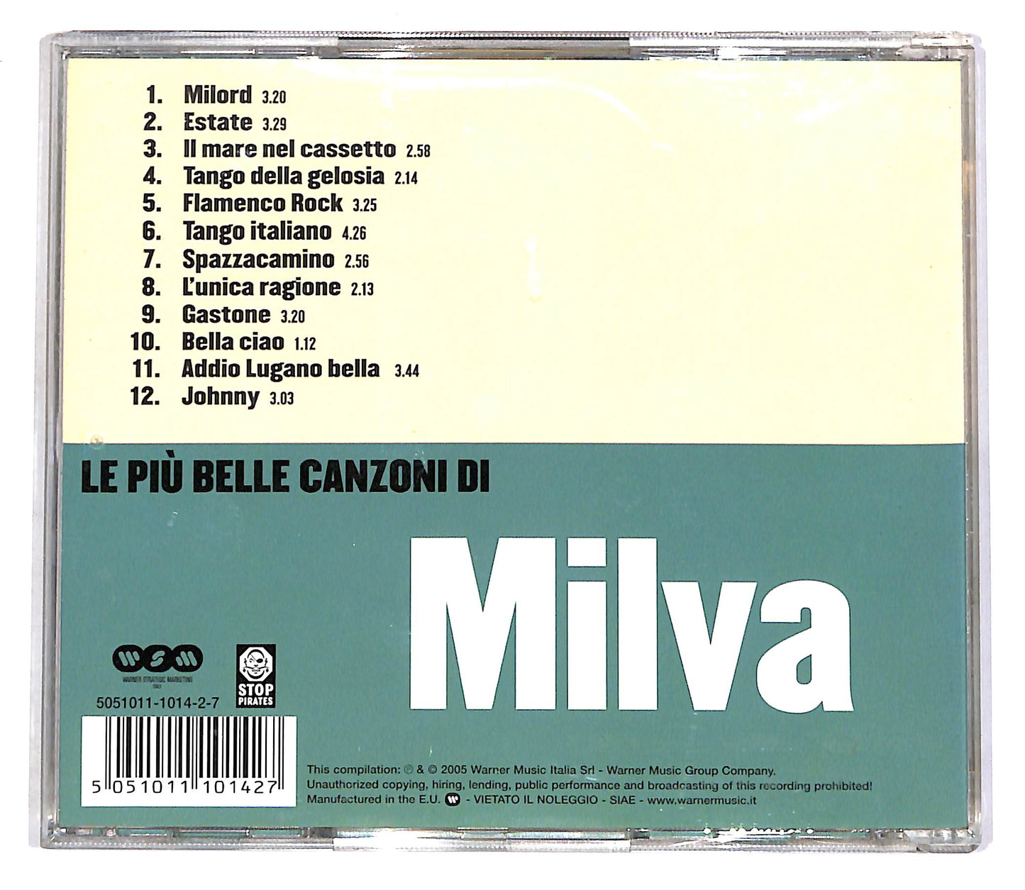 EBOND Milva - Le Piu Belle Canzoni Di Milva CD CD055706