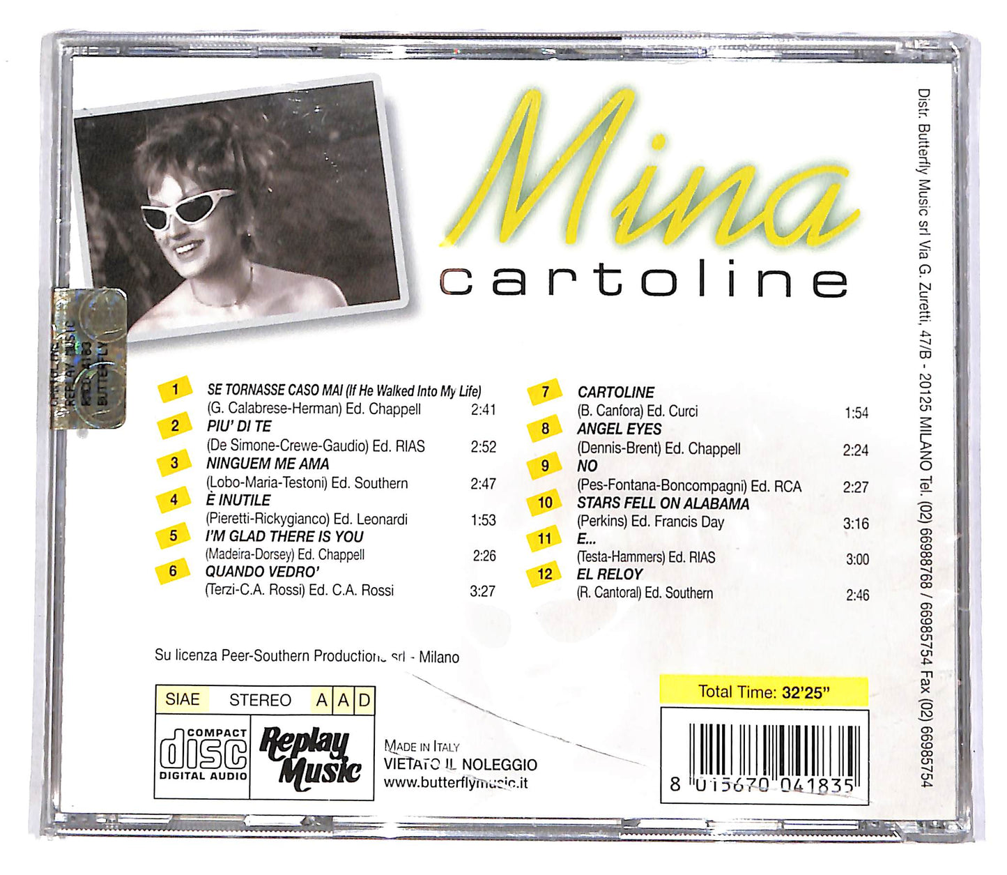 EBOND Mina - Cartoline CD CD055732