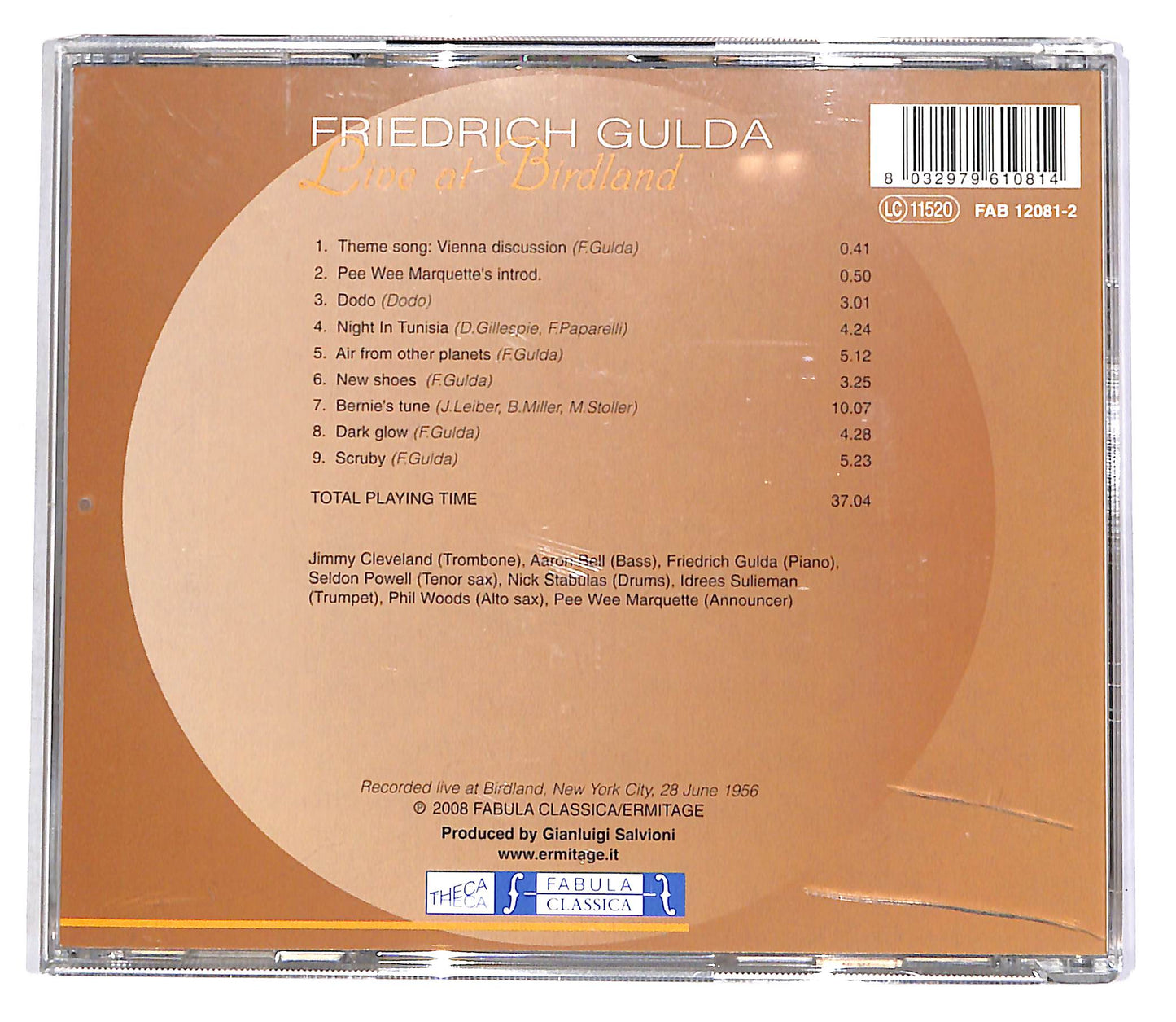 EBOND Friedrich Gulda - Live At Birdland CD CD055747