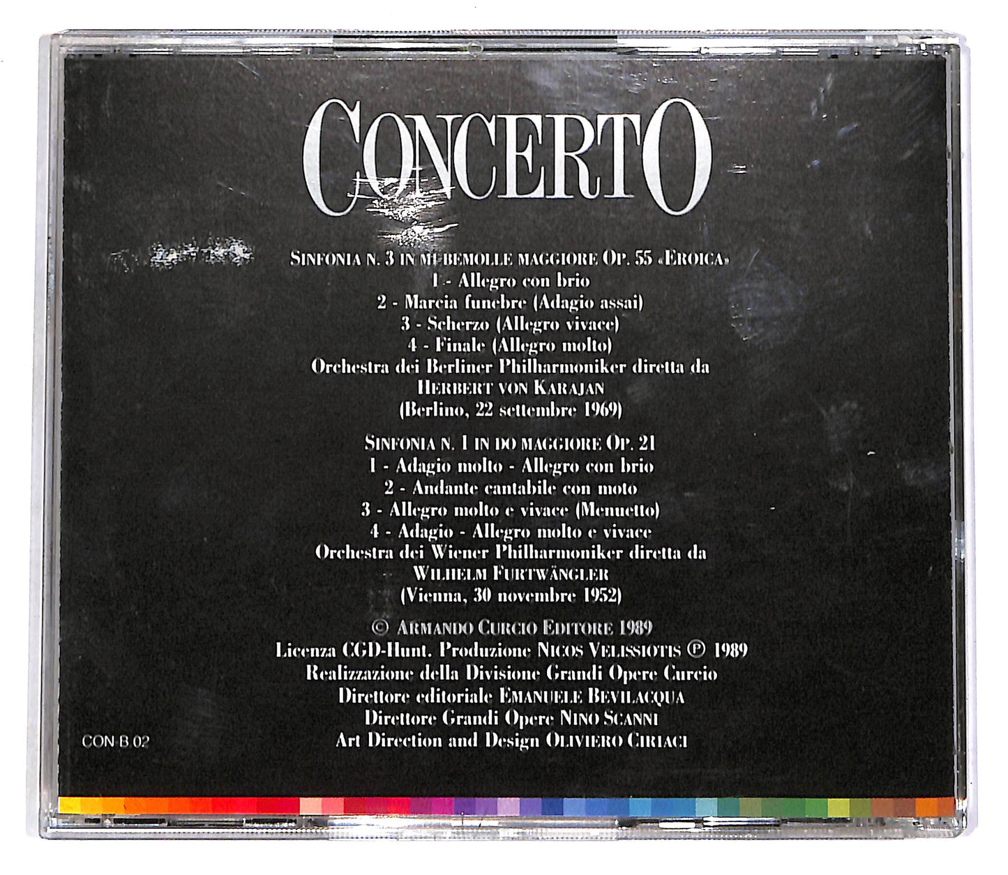 EBOND Beethoven - Sinfonia N.3 Eroica, Sinfonia N.1 EDITORIALE CD CD055748