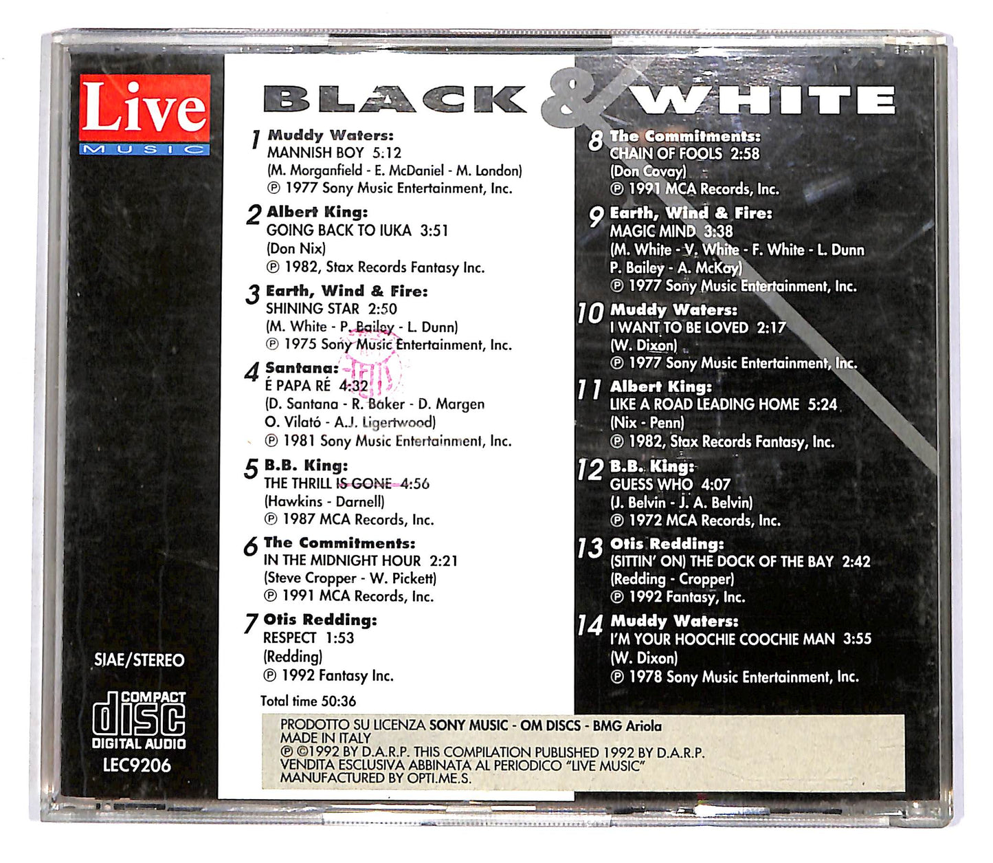 EBOND Various - Black & White EDITORIALE CD CD055759
