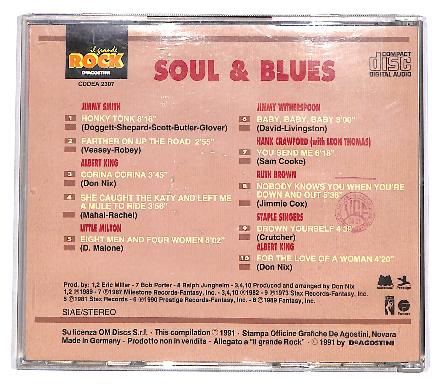 EBOND Various - Soul & Blues EDITORIALE CD CD055854