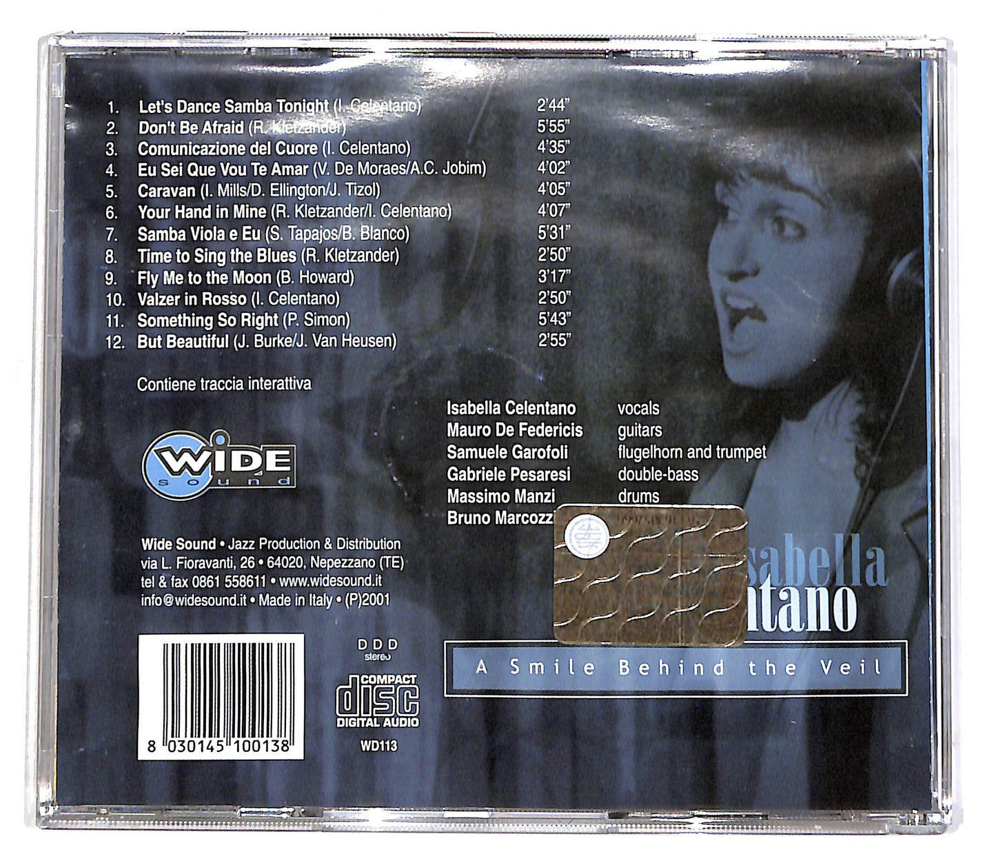 EBOND Isabella Celentano - A Smile Behind The Veil CD CD055937