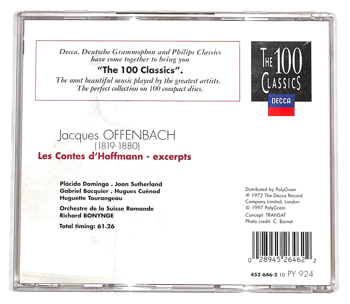 EBOND The 100 Classics Vol.61 - Offenbach - Les Contes d'Hoffmann CD CD055944