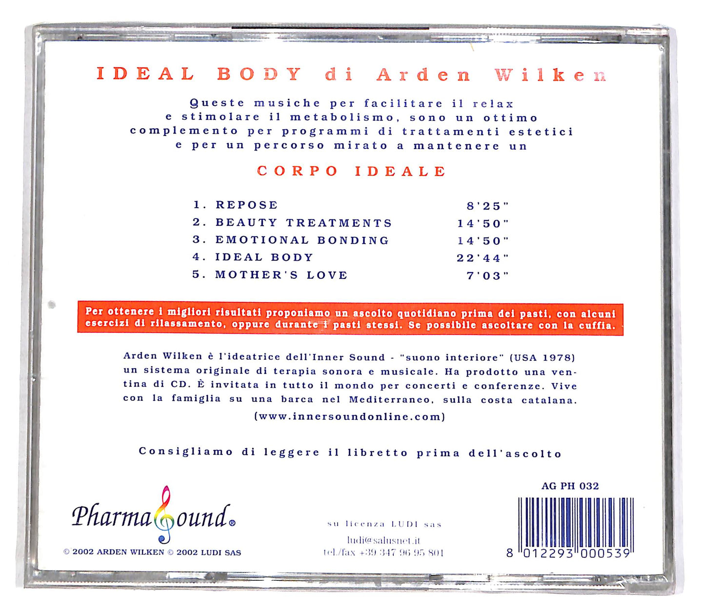 EBOND Ideal Body Di Arden Wilken CD CD055961